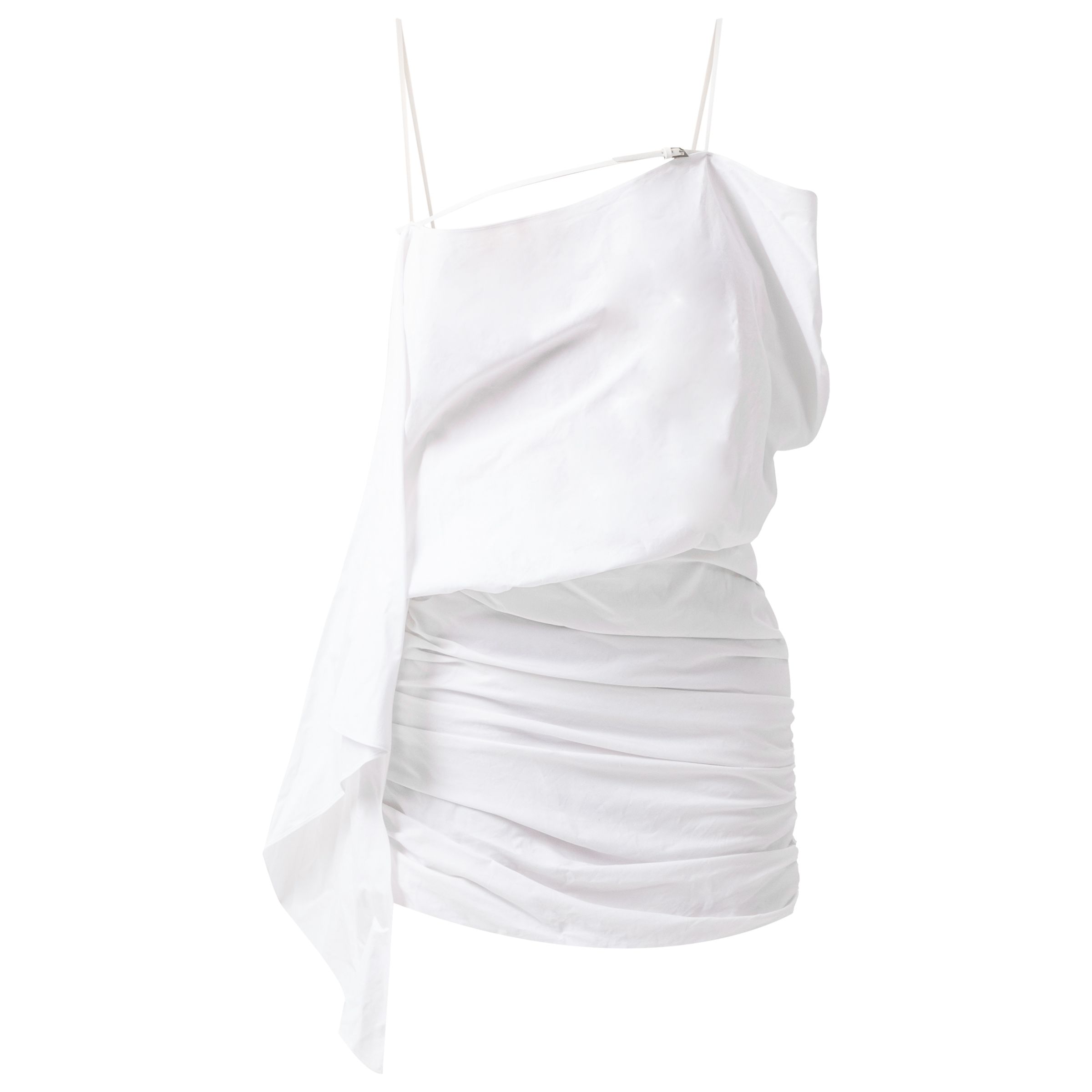 Платье The Attico белое