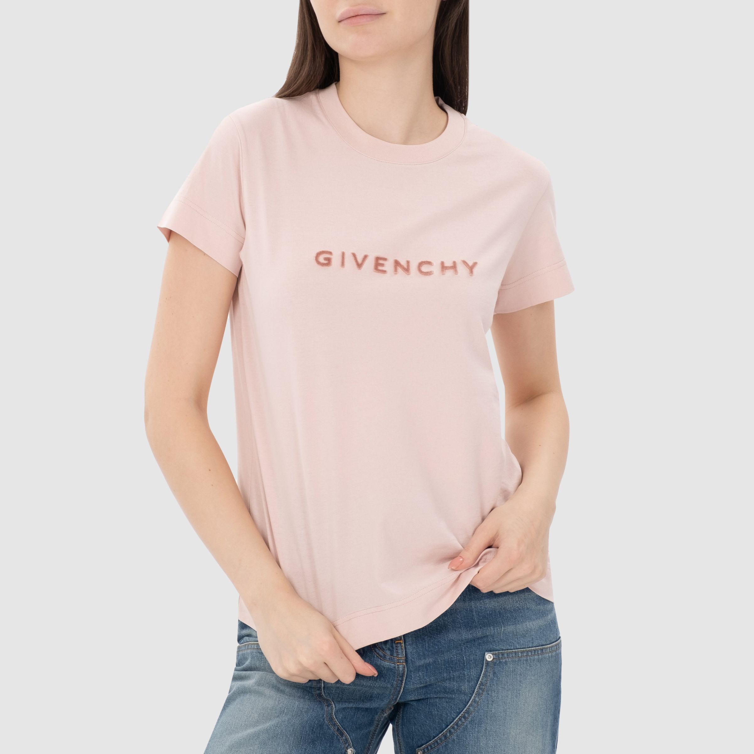 Футболка Givenchy пудровая