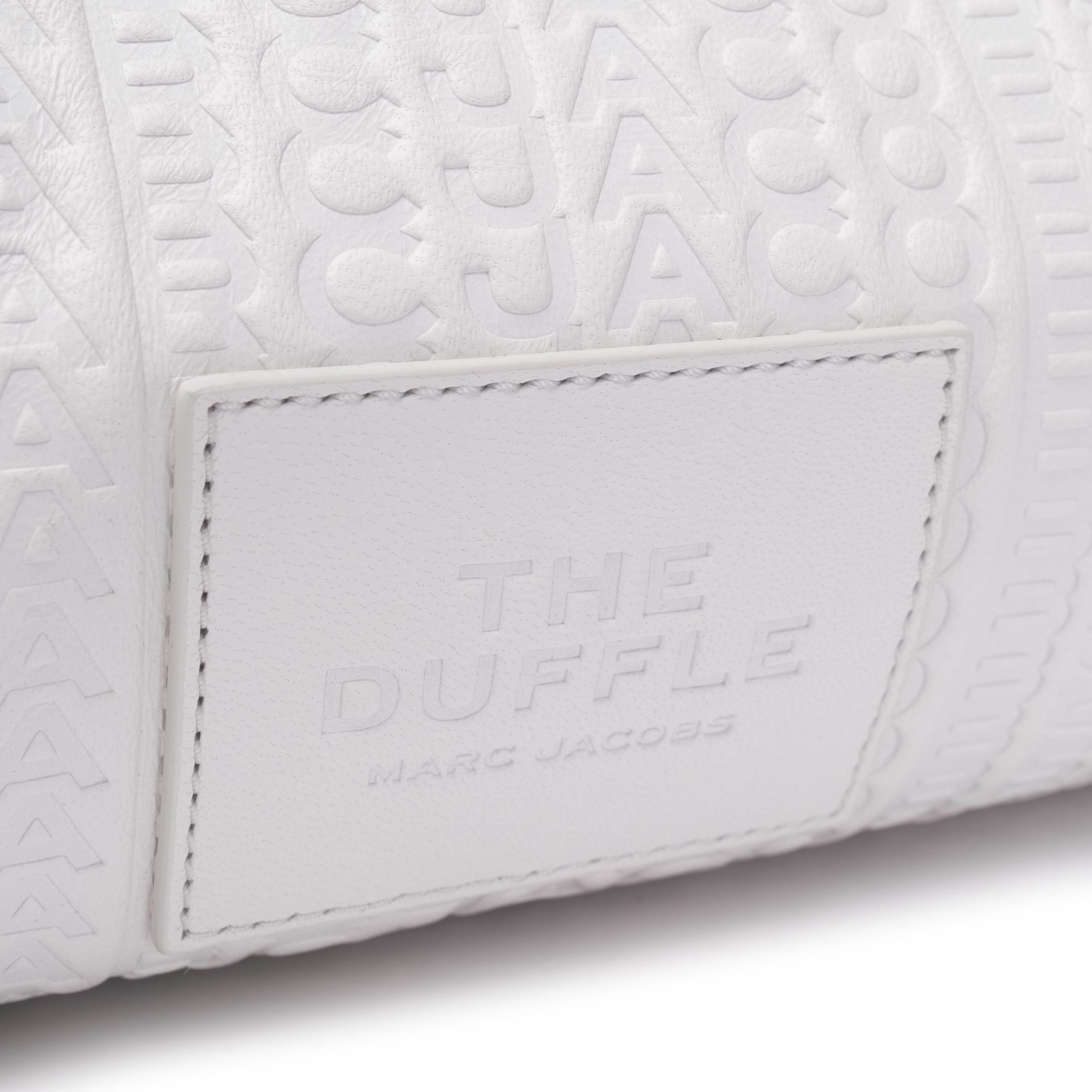 Cумка Marc Jacobs The Monogram Debossed Duffle Bag біла