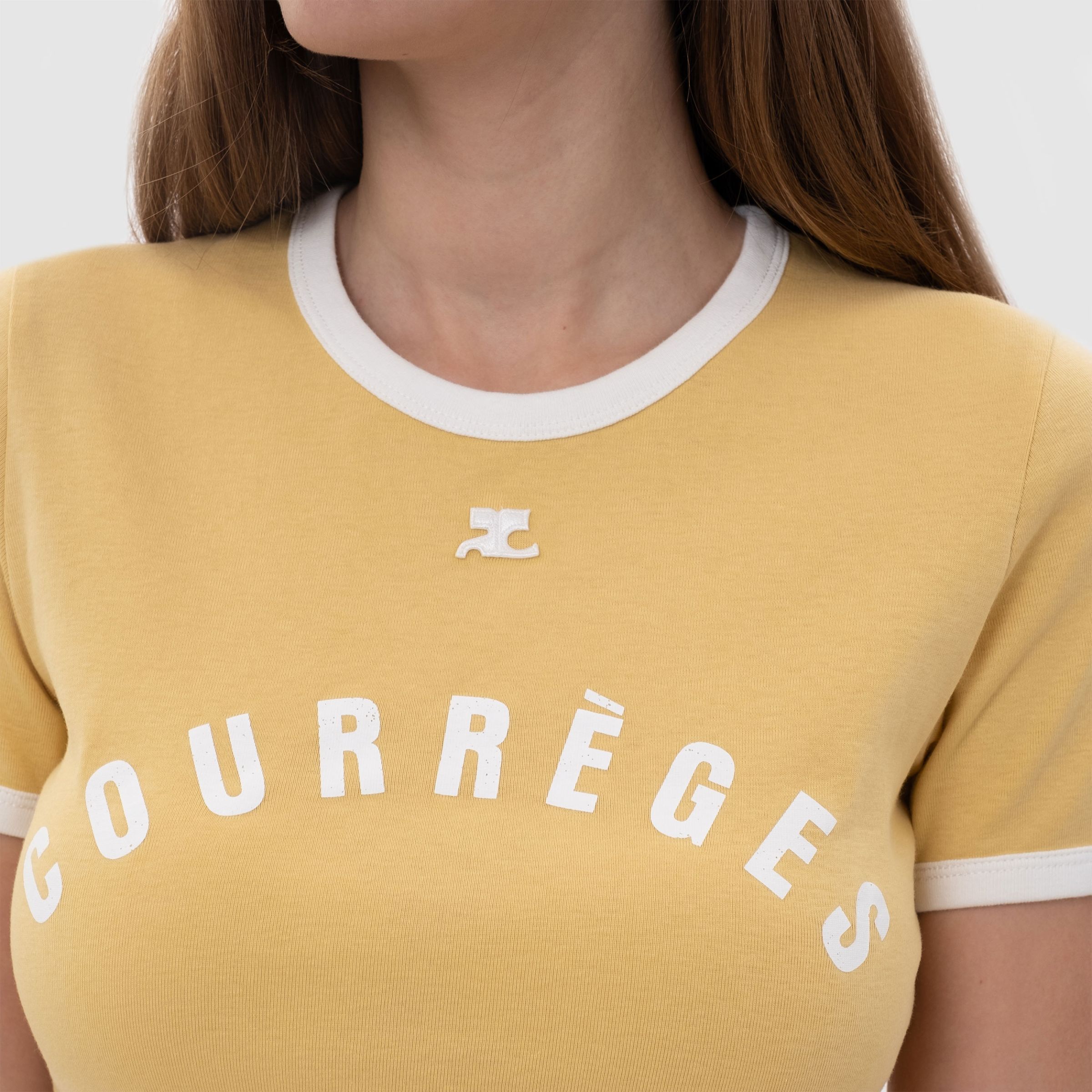 Спортивный костюм Courreges желтый