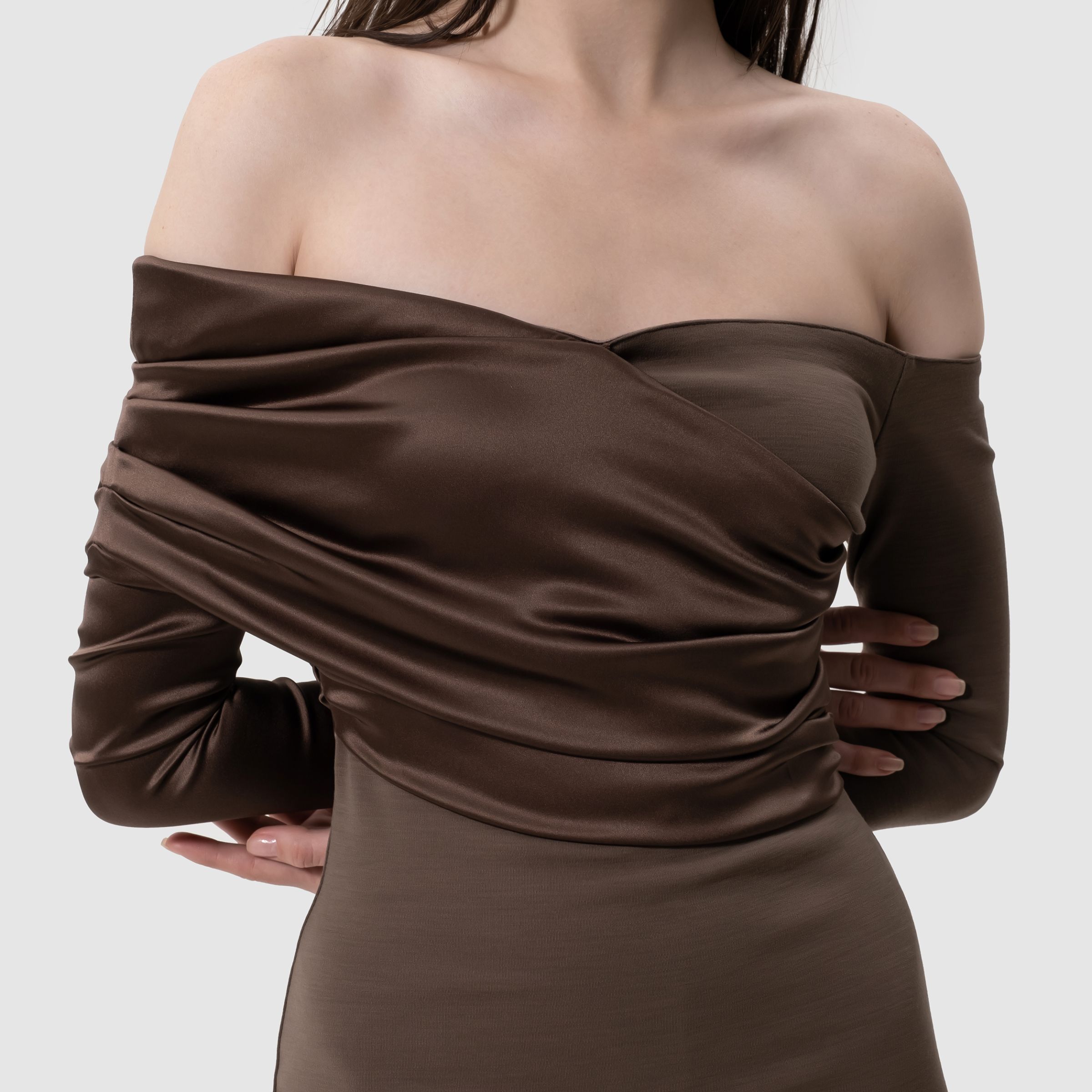 Платье Fendi коричневое