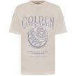 Футболка Golden Goose молочная