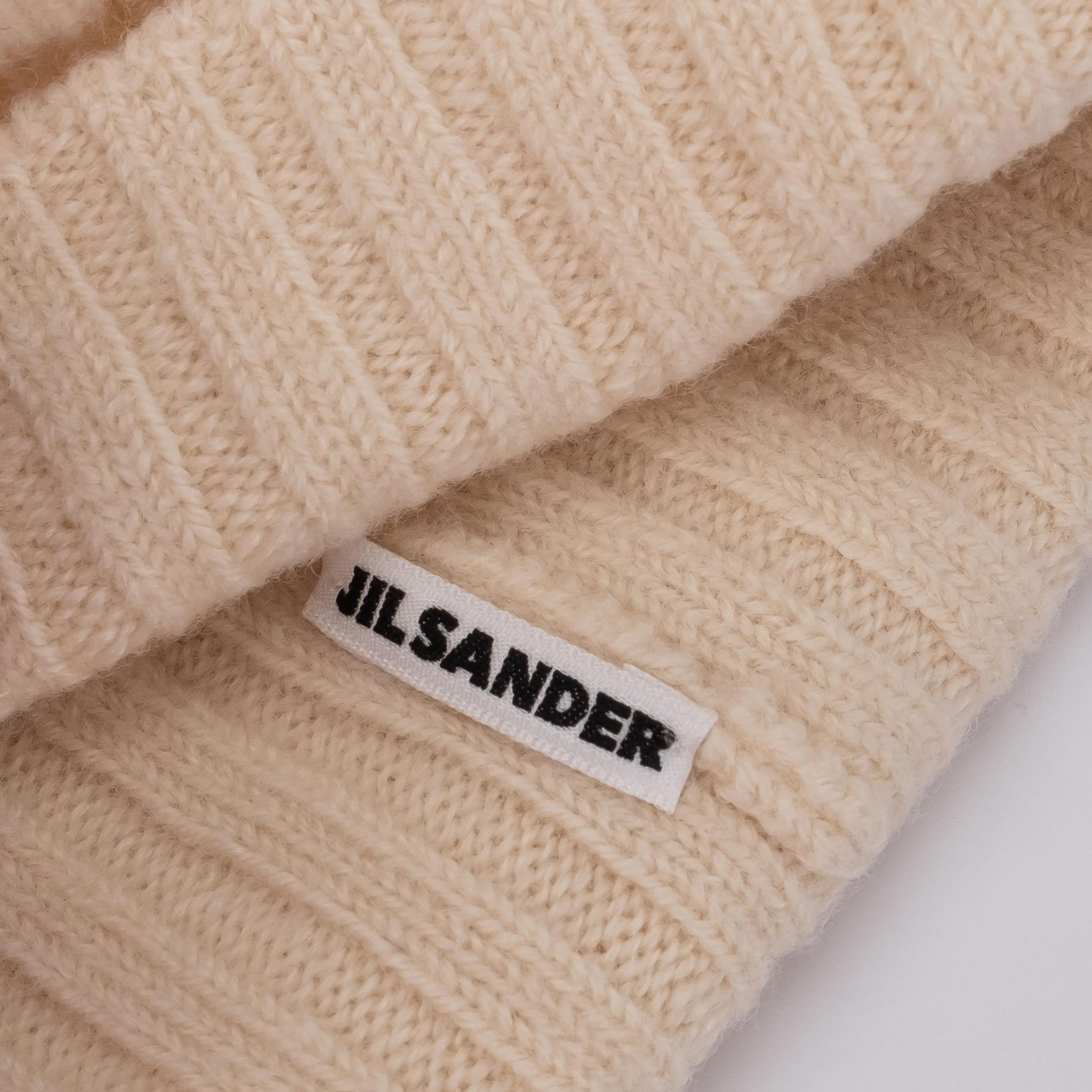 Шапка Jil Sander бежевая