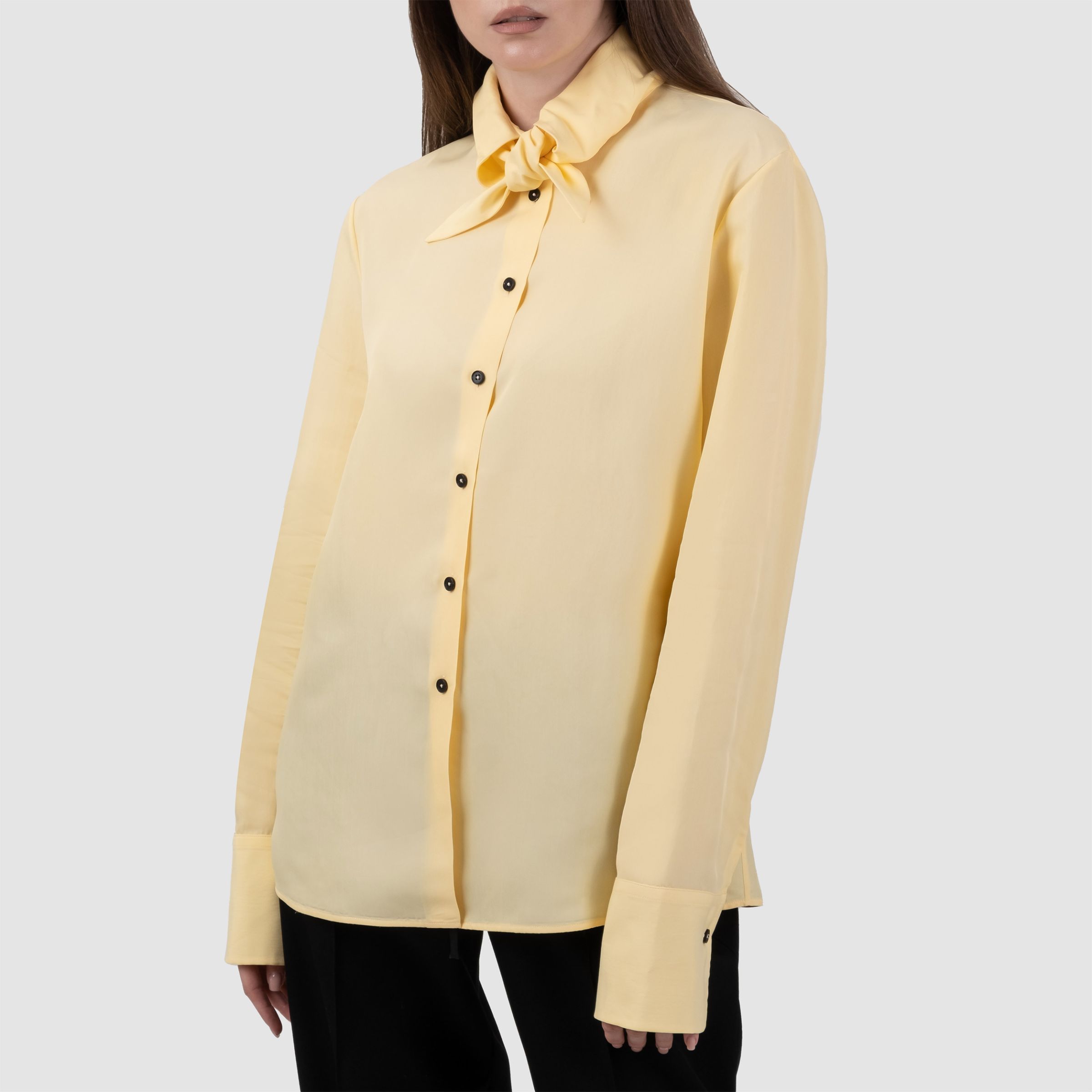 Сорочка з довгими рукавами Jil Sander жовта