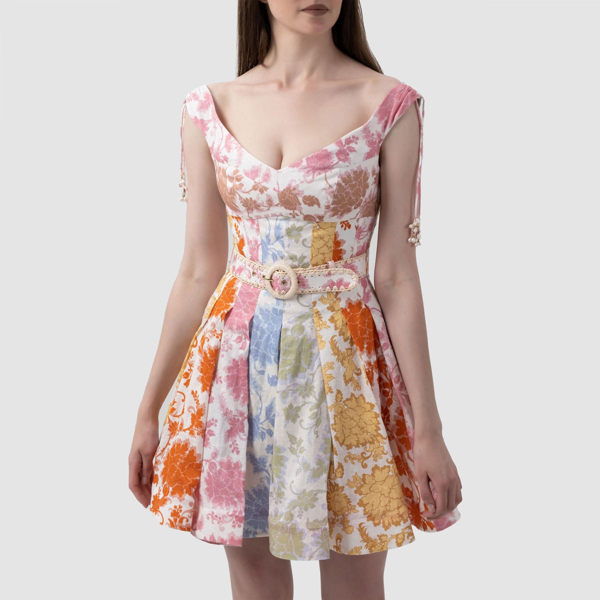 Платье Zimmermann Spliced  разноцветное