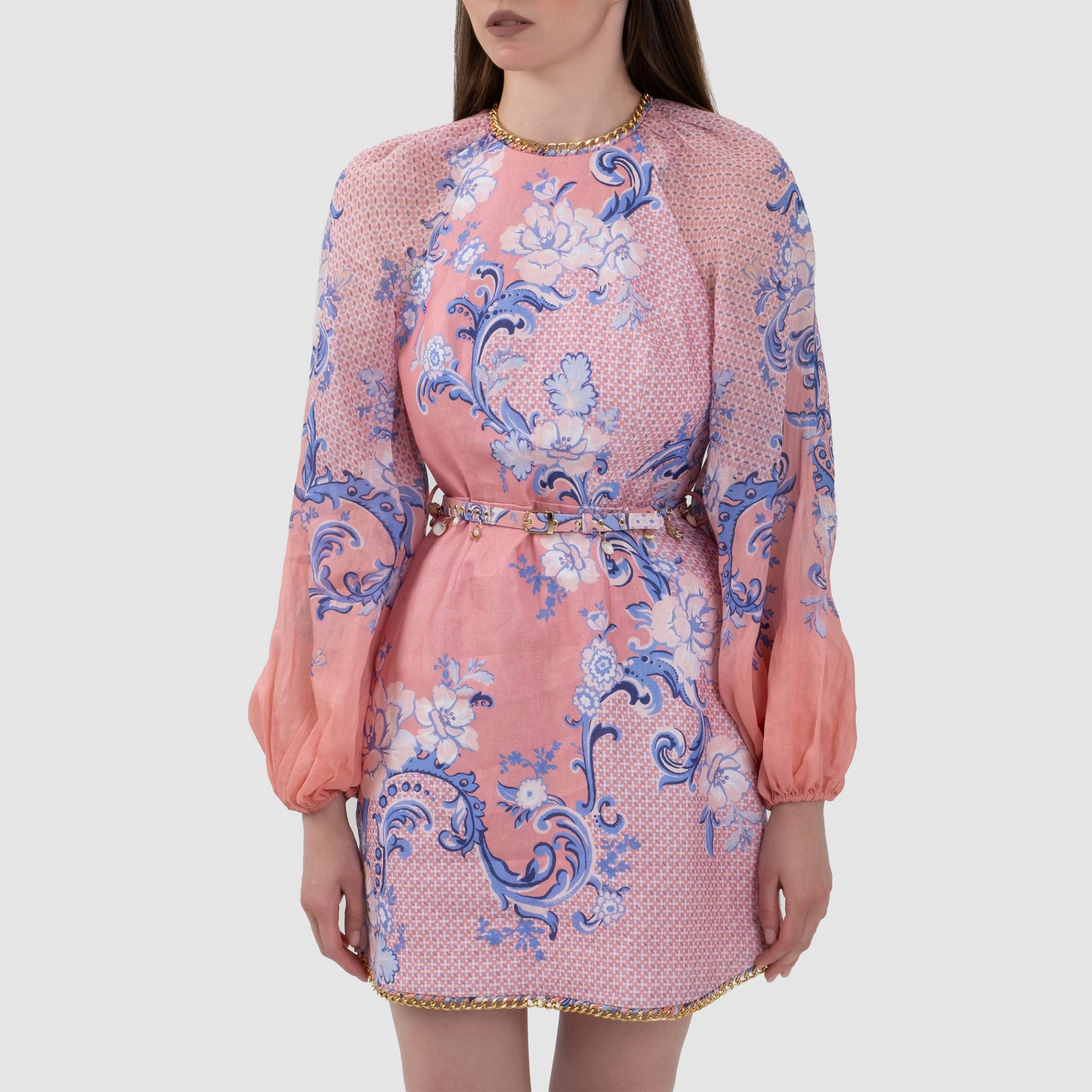 Платье Zimmermann розовое