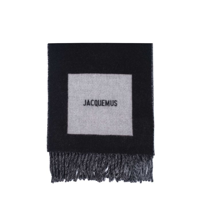 Шарф Jacquemus черный