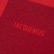 Шарф Jacquemus красный