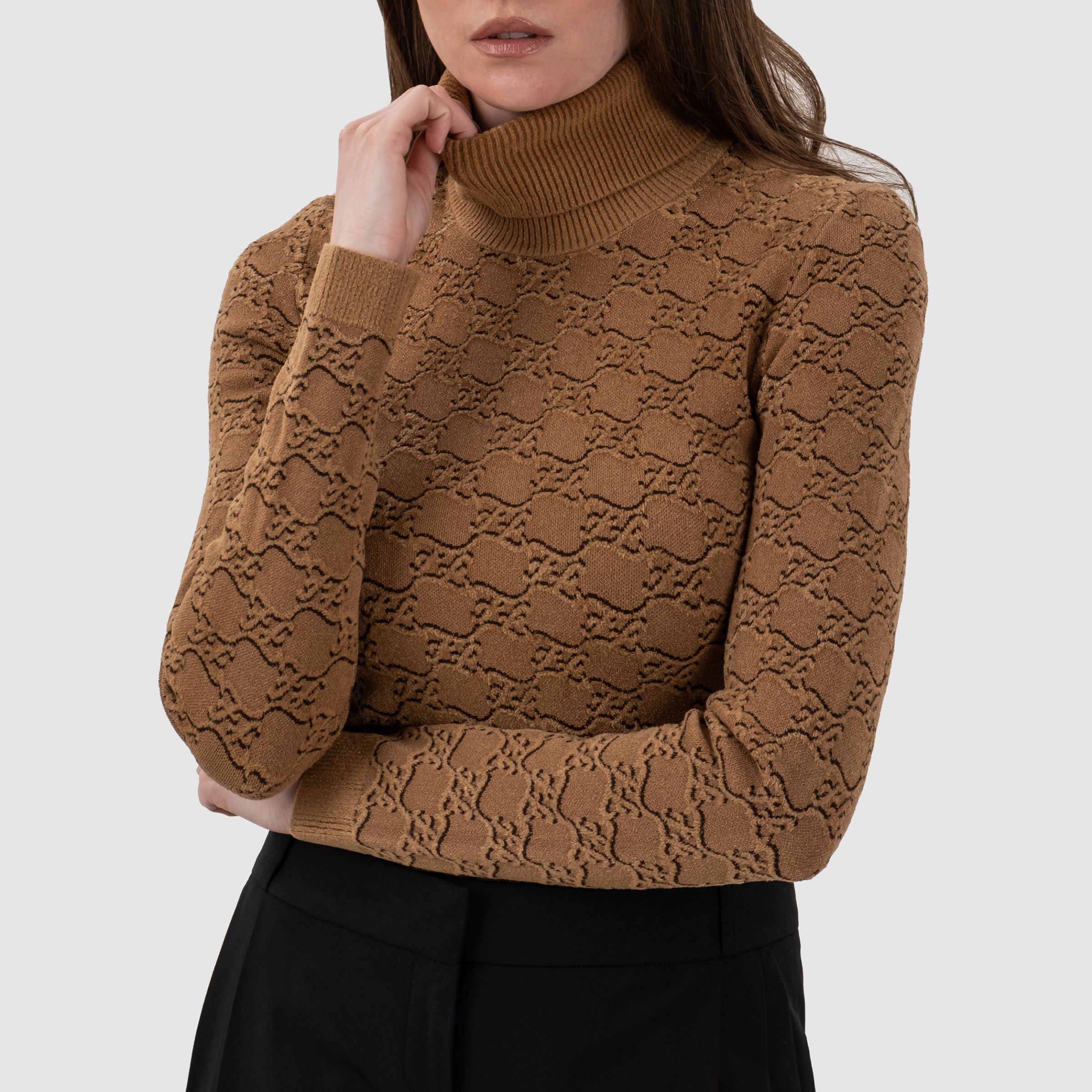 Гольф Fendi коричневый