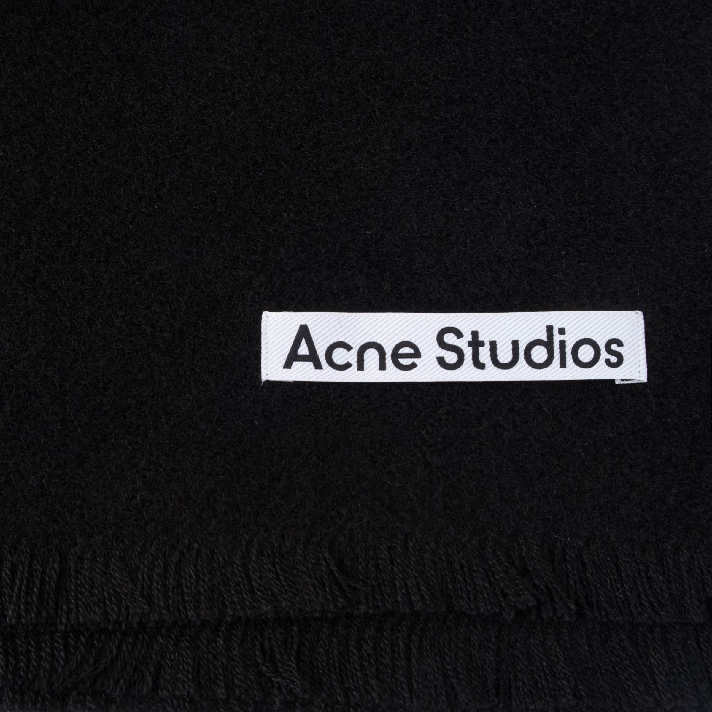 Шарф Acne Studios черный