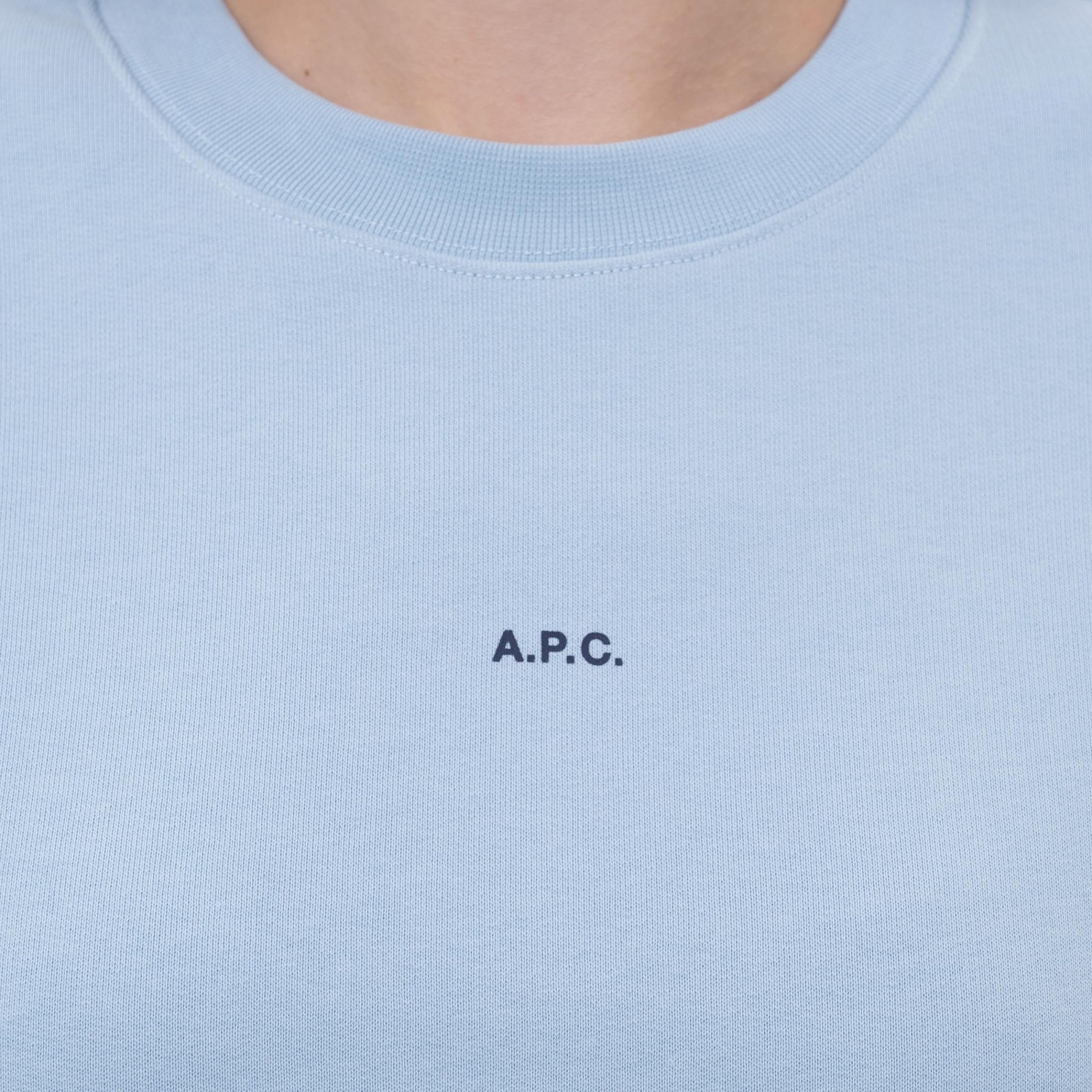 Свитшот A.P.C. Anna голубой