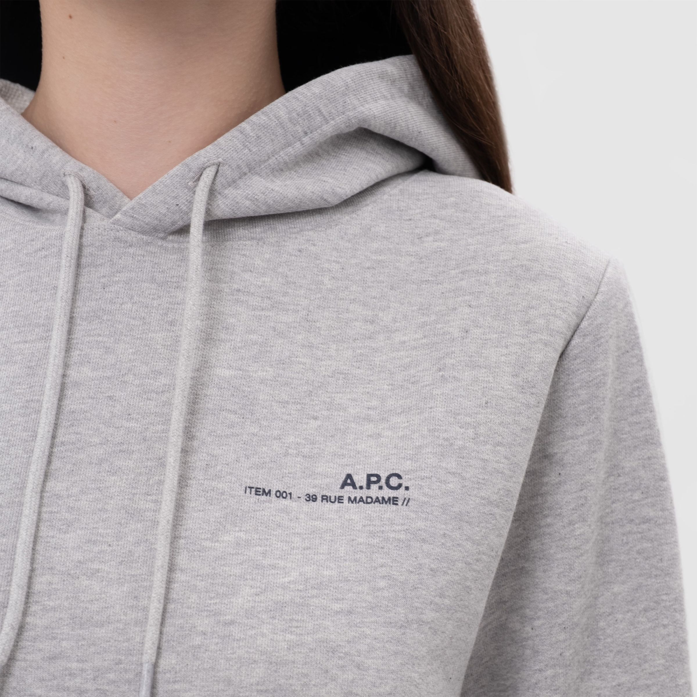 Худи A.P.C. Item серое