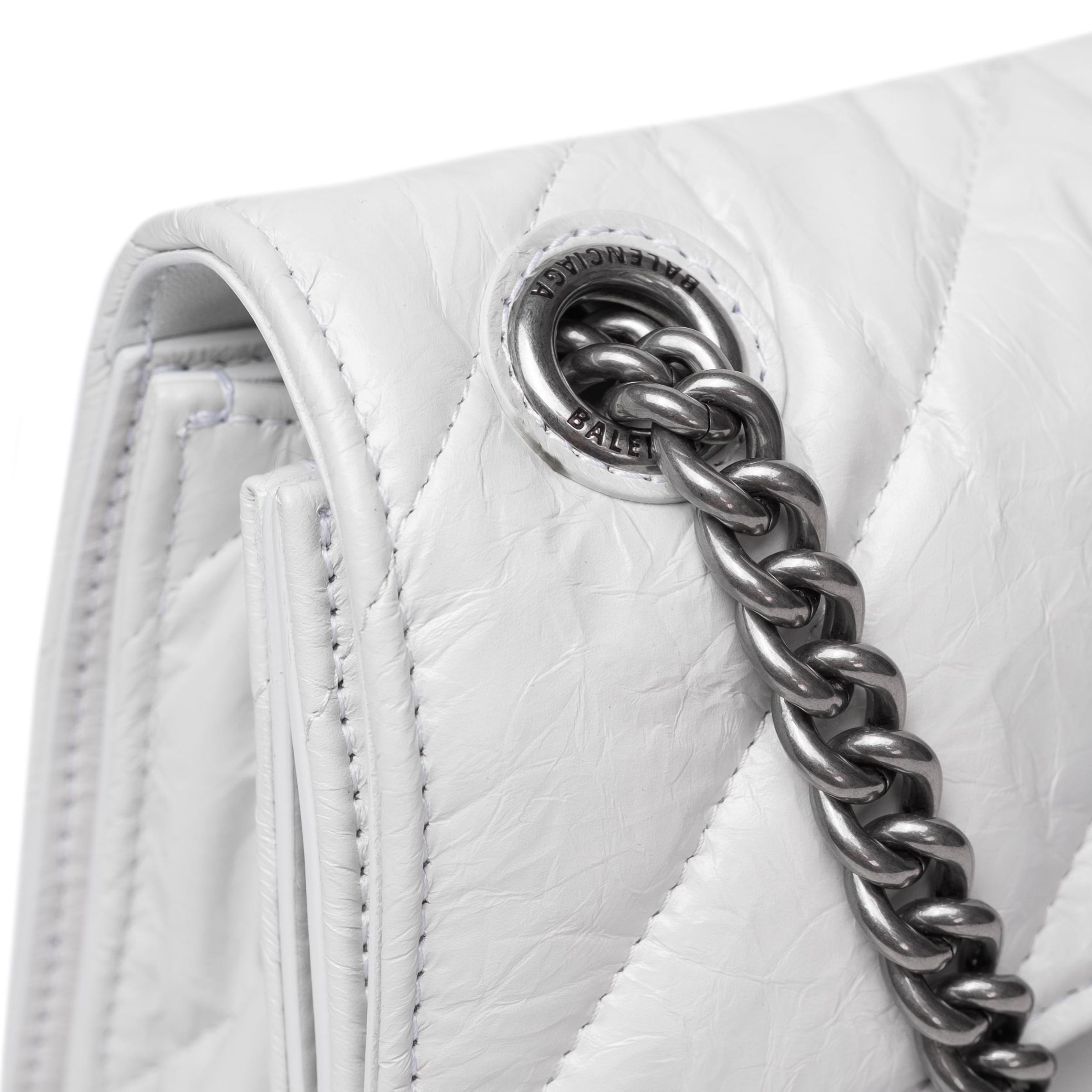 Сумка Balenciaga Crush белая
