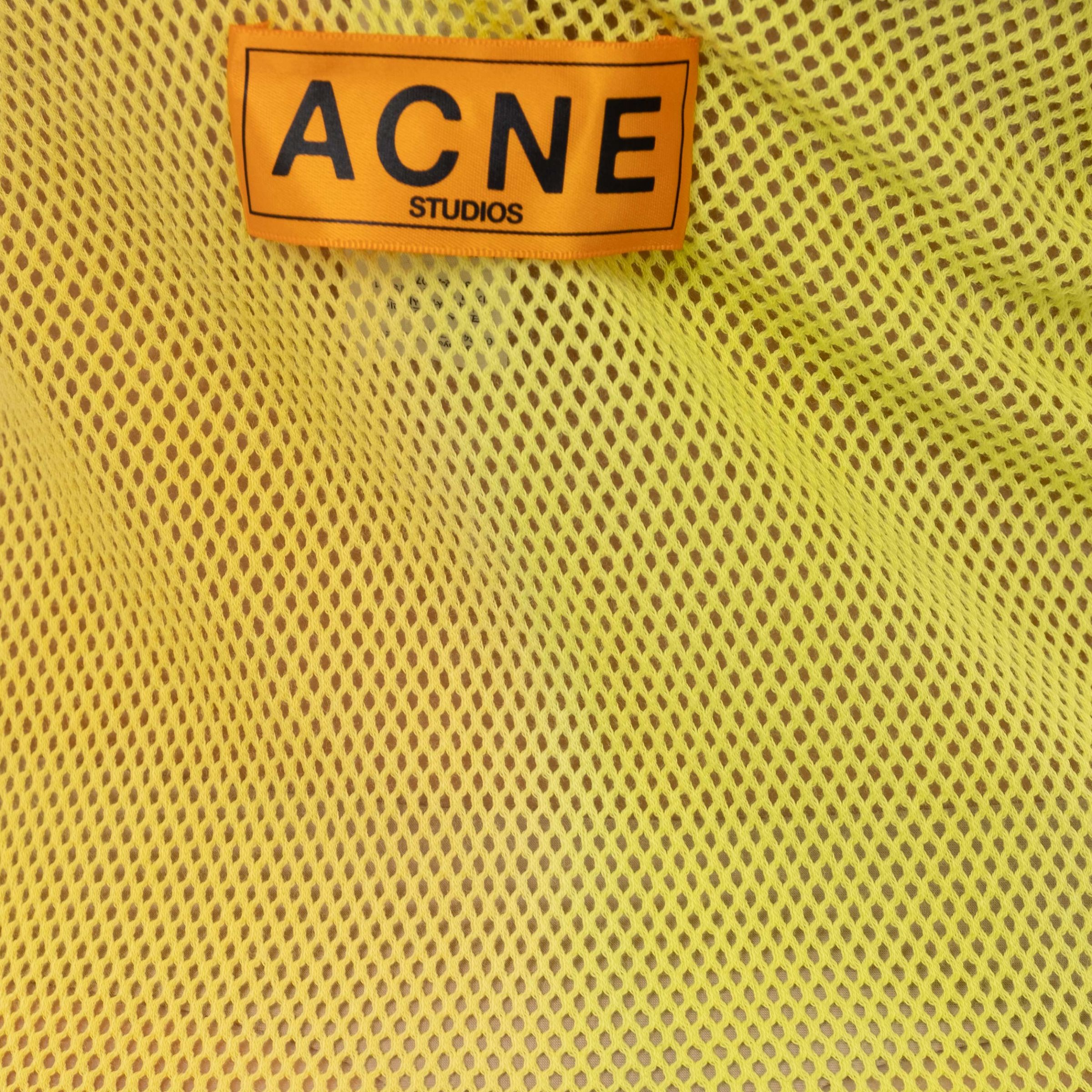 Платье Acne Studios желтое