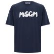 Футболка MSGM темно-синя