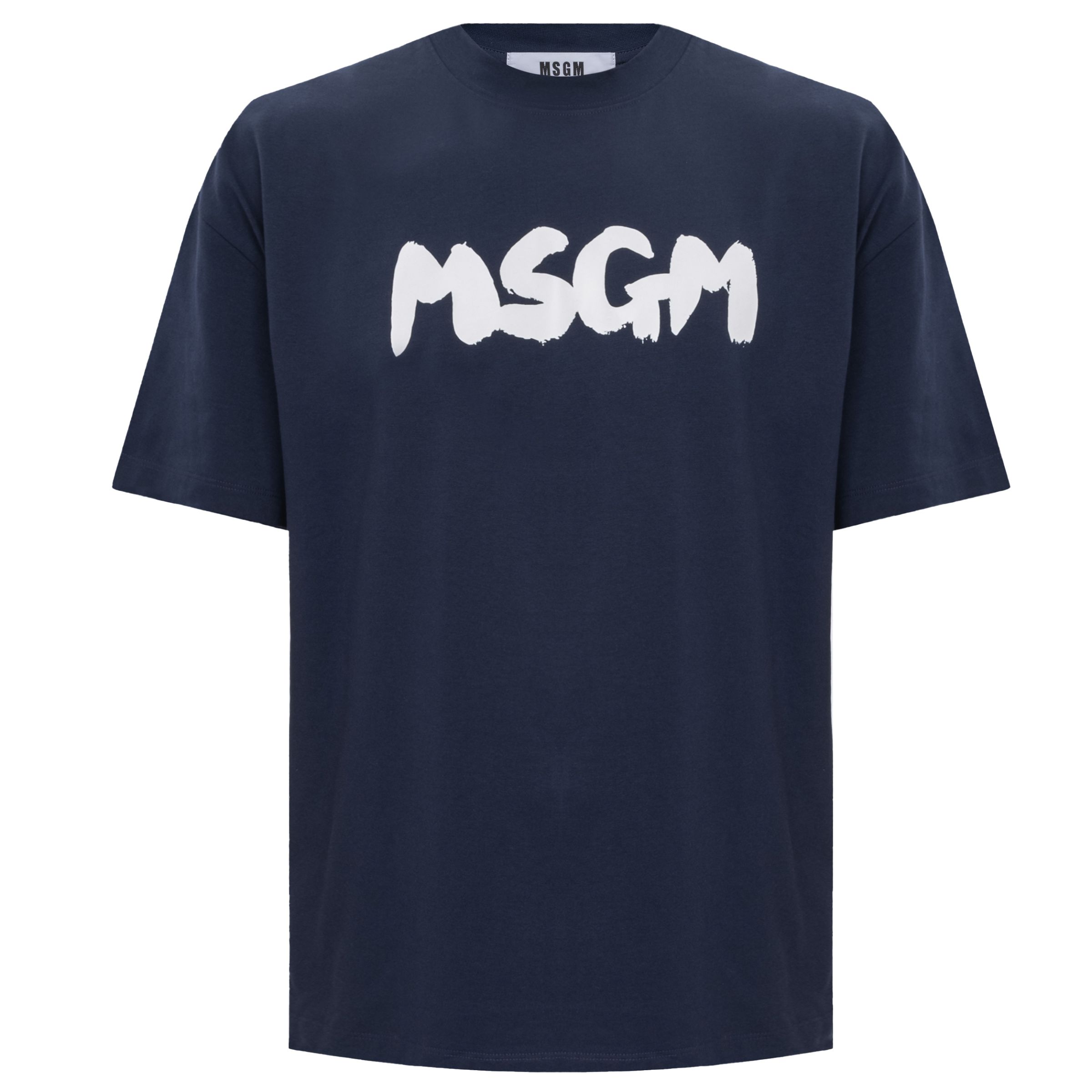 Футболка MSGM темно-синя