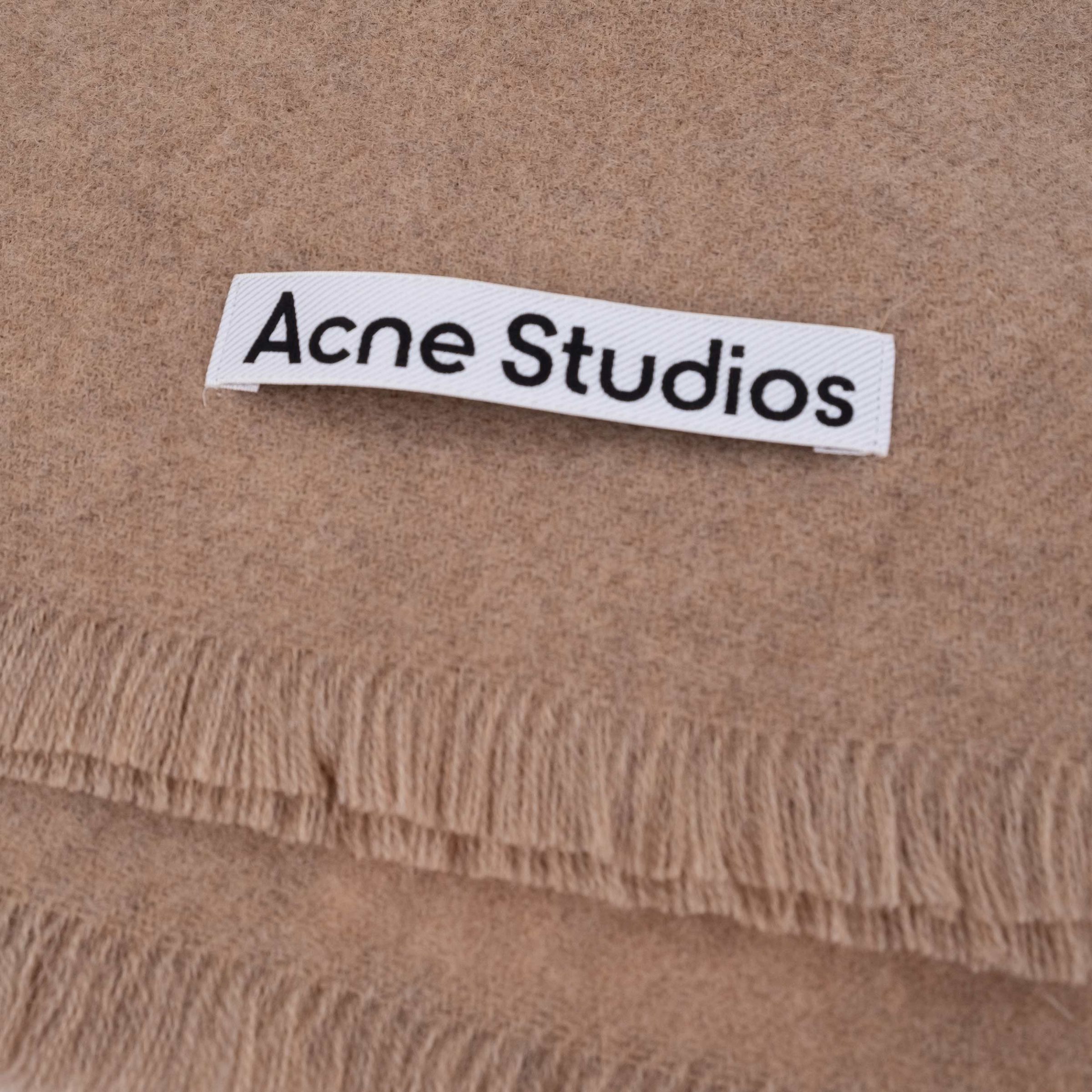 Шарф Acne Studios бежевый