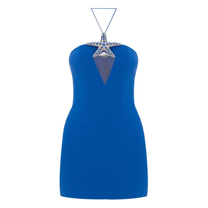 Платье David Koma синее