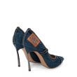 Туфли Casadei Blade Jeans синие