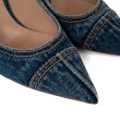 Туфли Casadei Blade Jeans синие