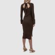 Платье 3.1 Phillip Lim коричневое