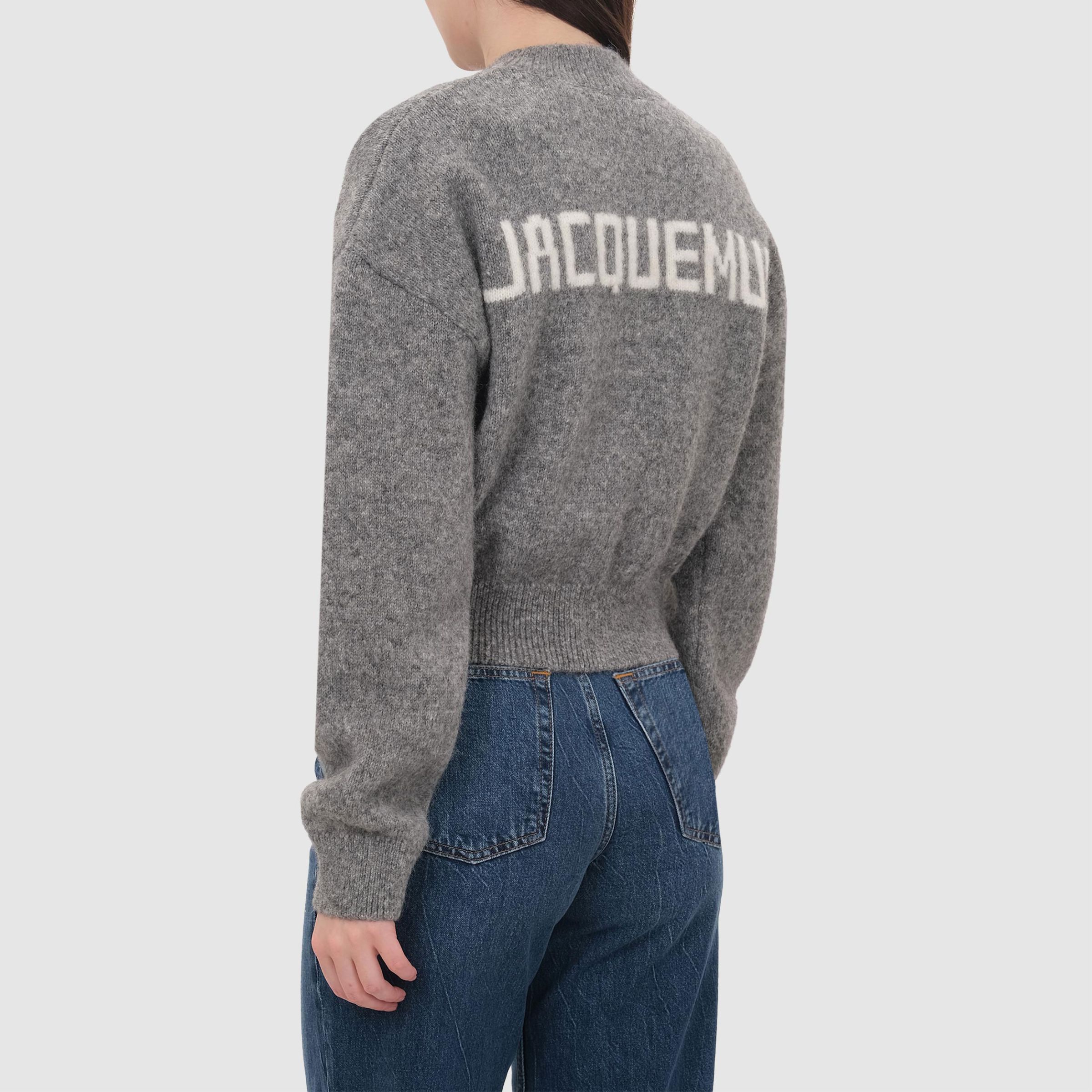 Свитер Jacquemus серый