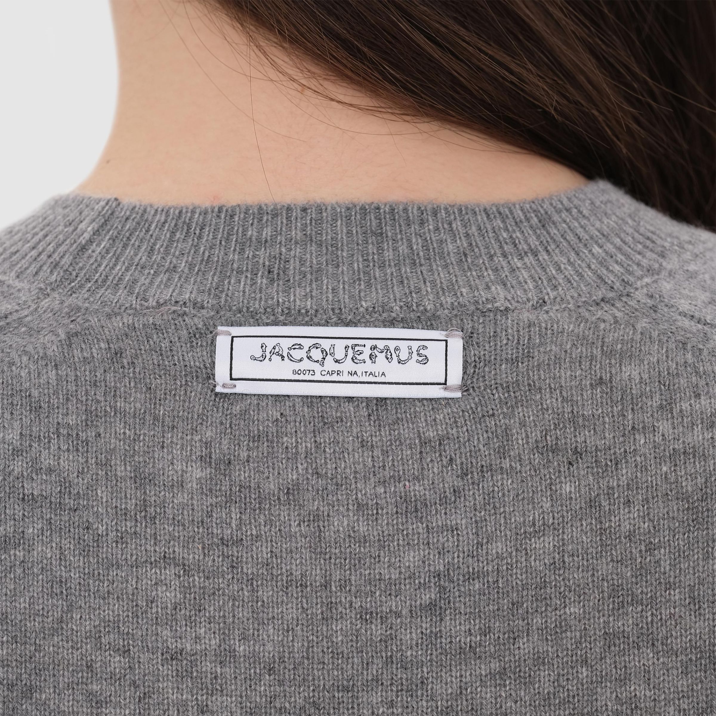 Джемпер Jacquemus серый