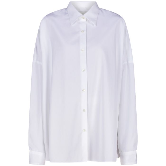 Рубашка с длинными рукавами Dries van Noten Casia белая