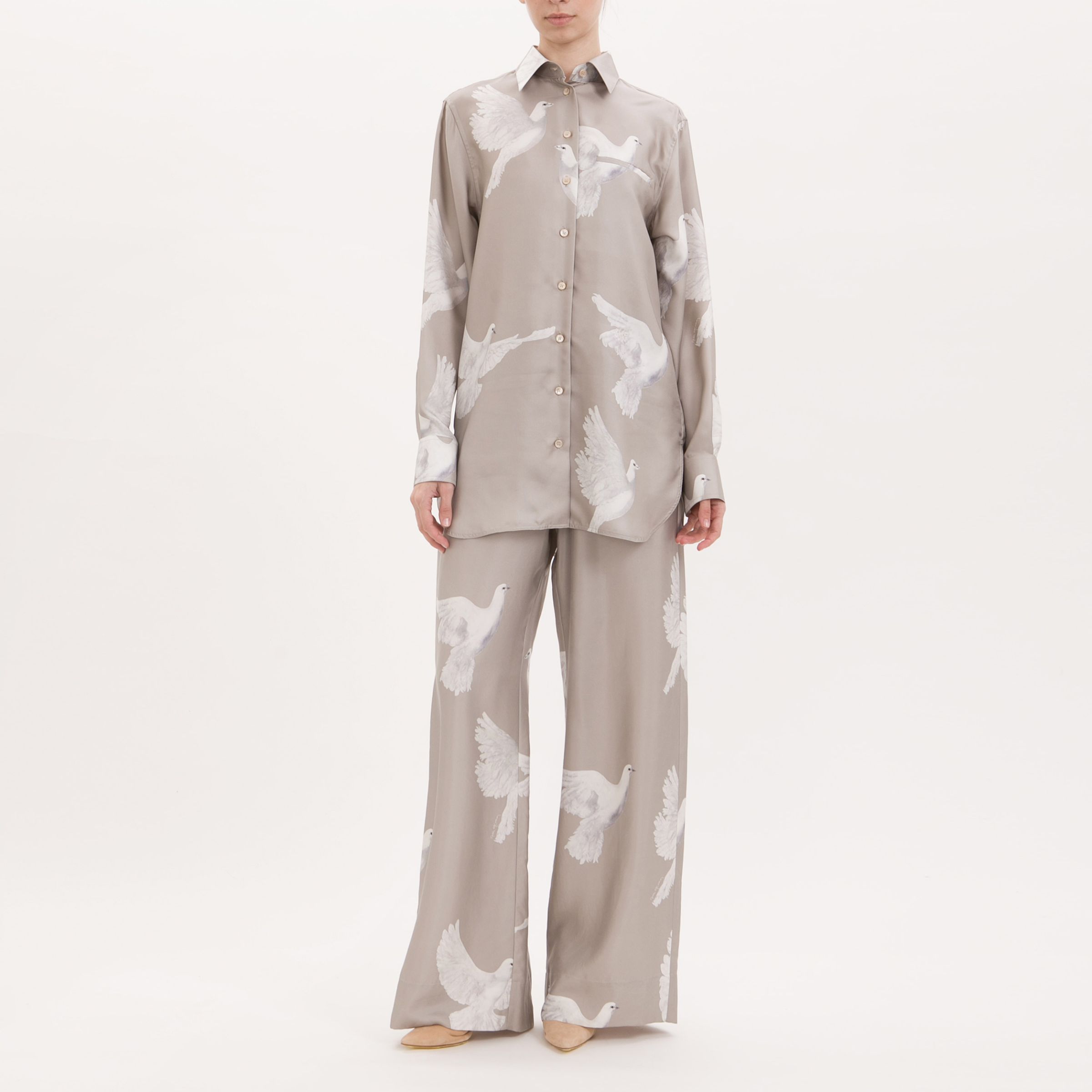 Блуза Stella McCartney бежевая