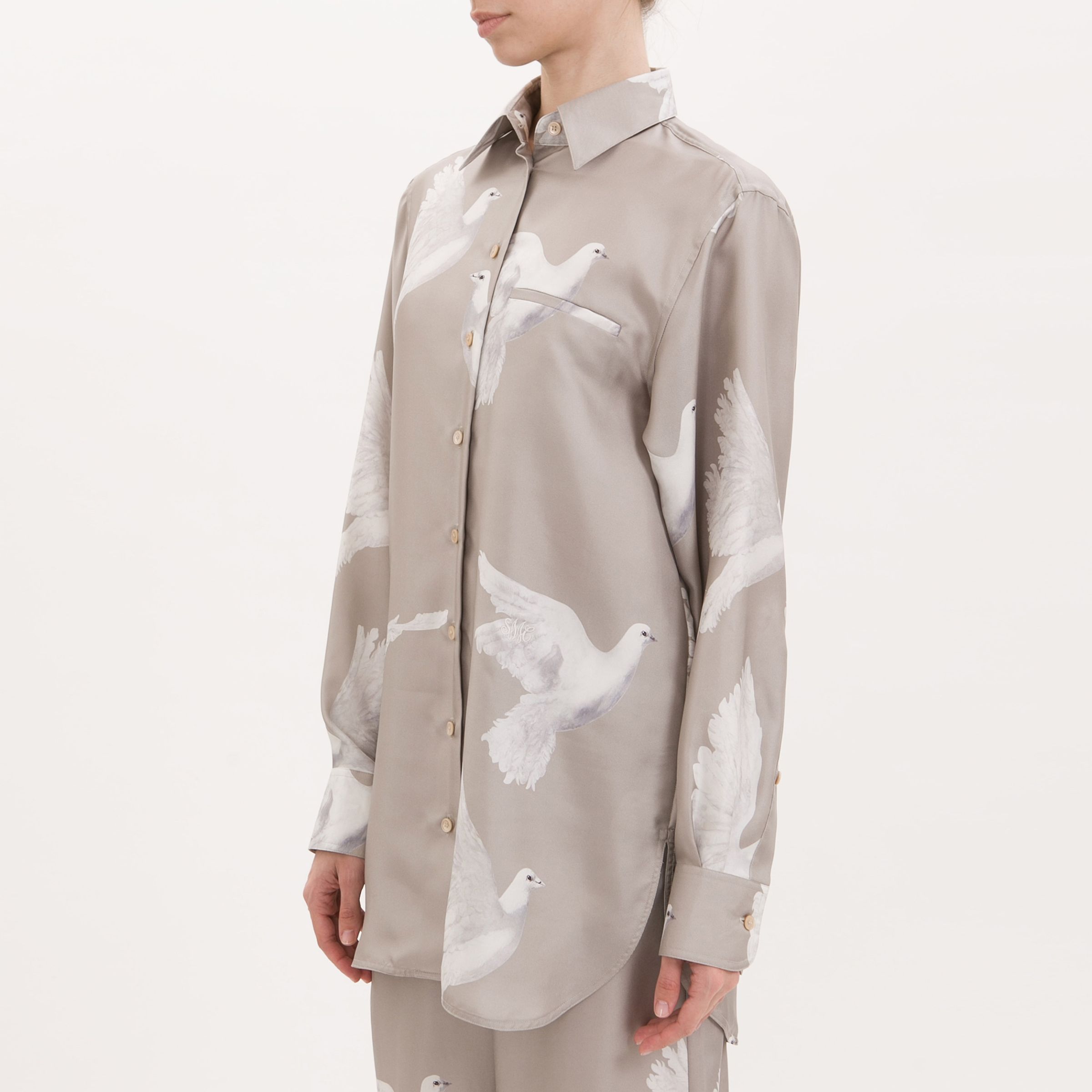 Блуза Stella McCartney бежевая