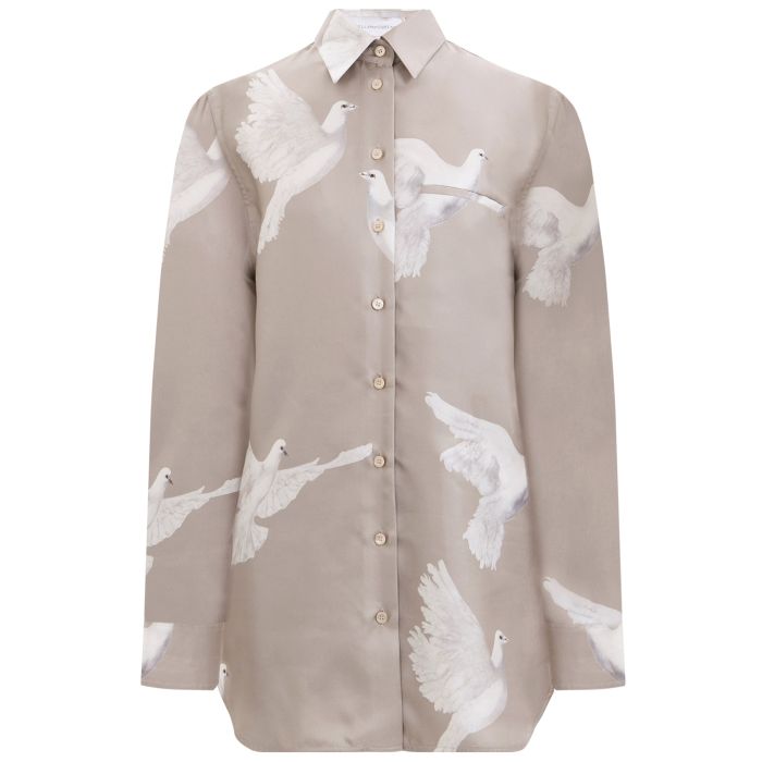Блуза Stella McCartney бежевая