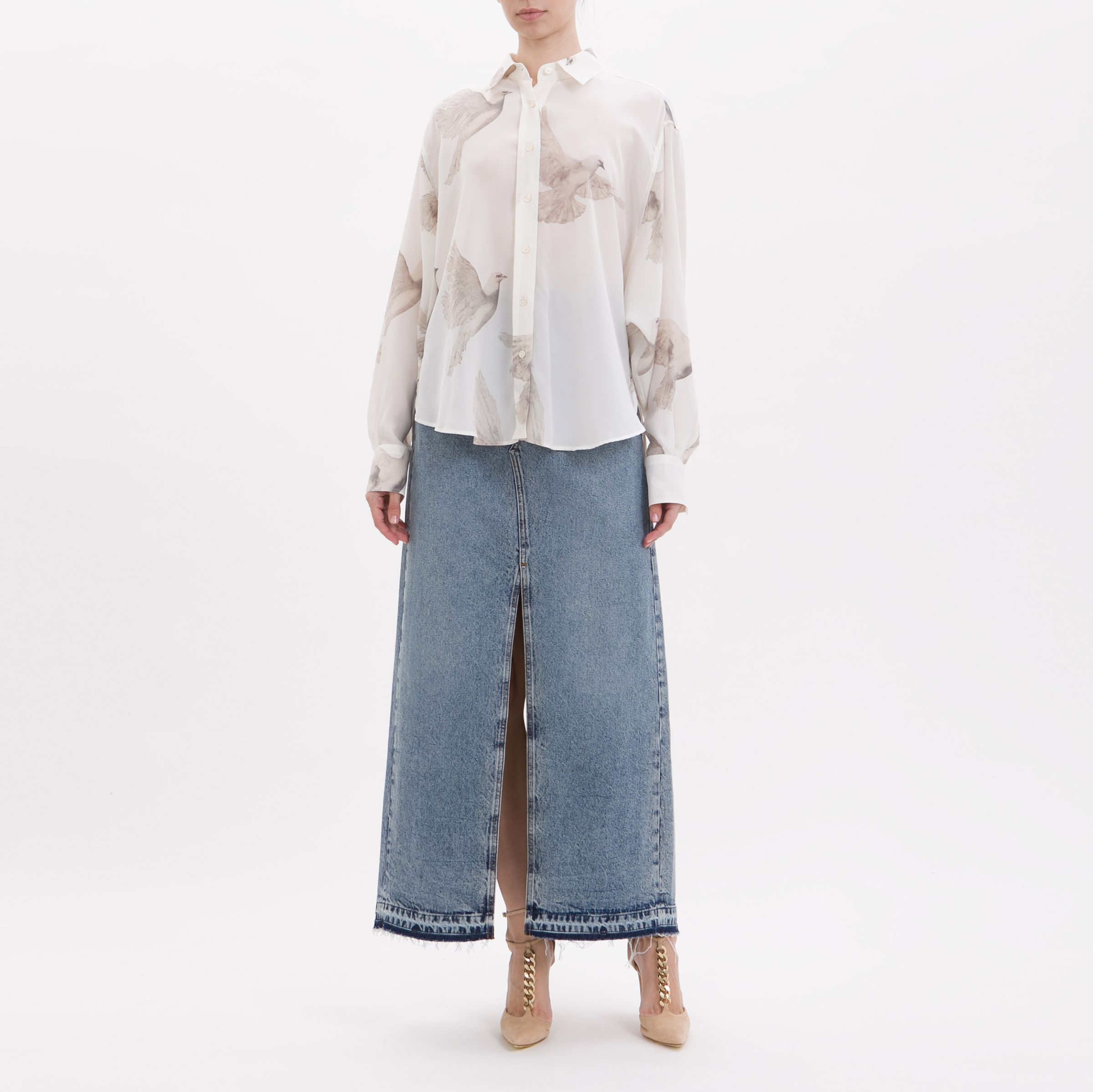Блуза Stella McCartney молочная