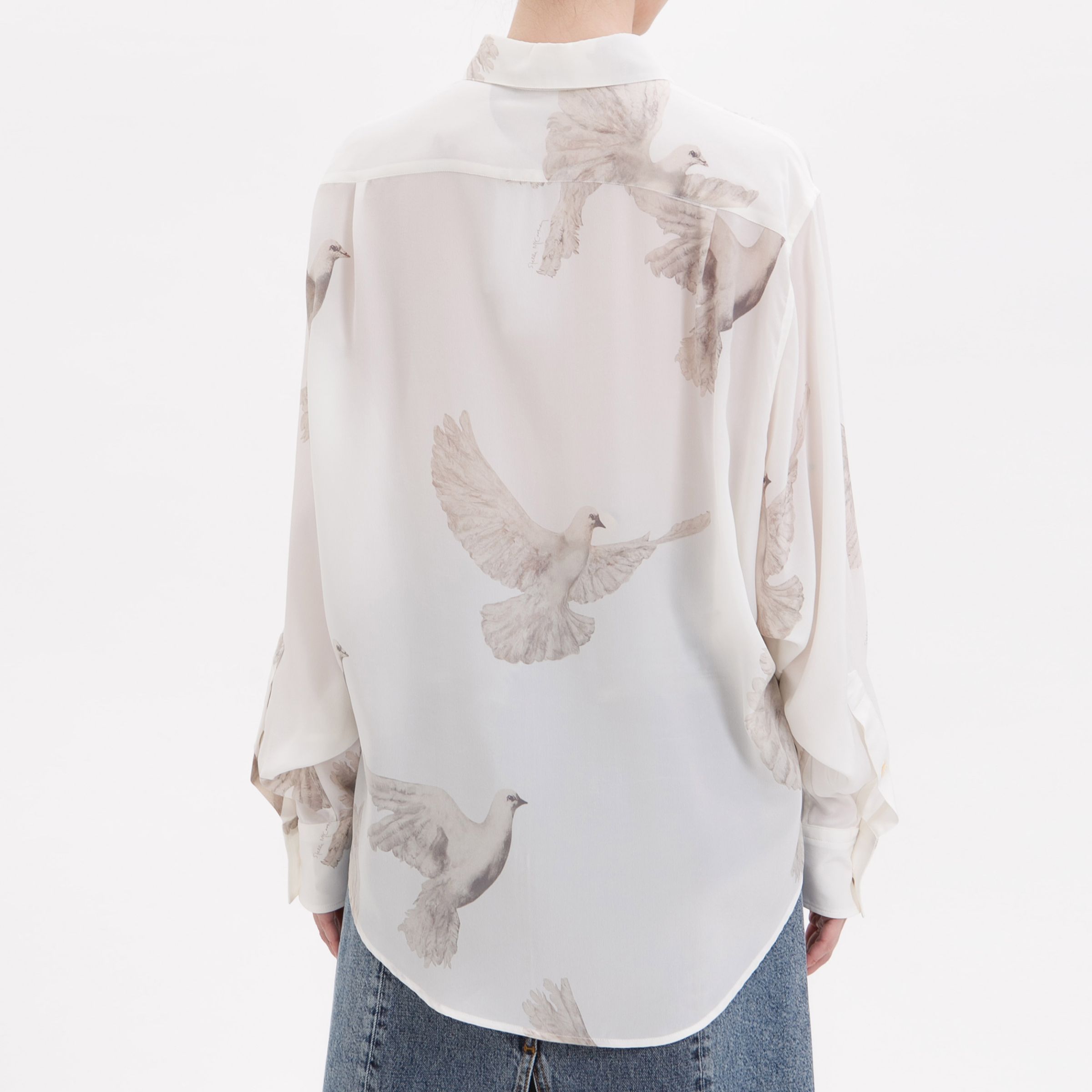 Блуза Stella McCartney молочная