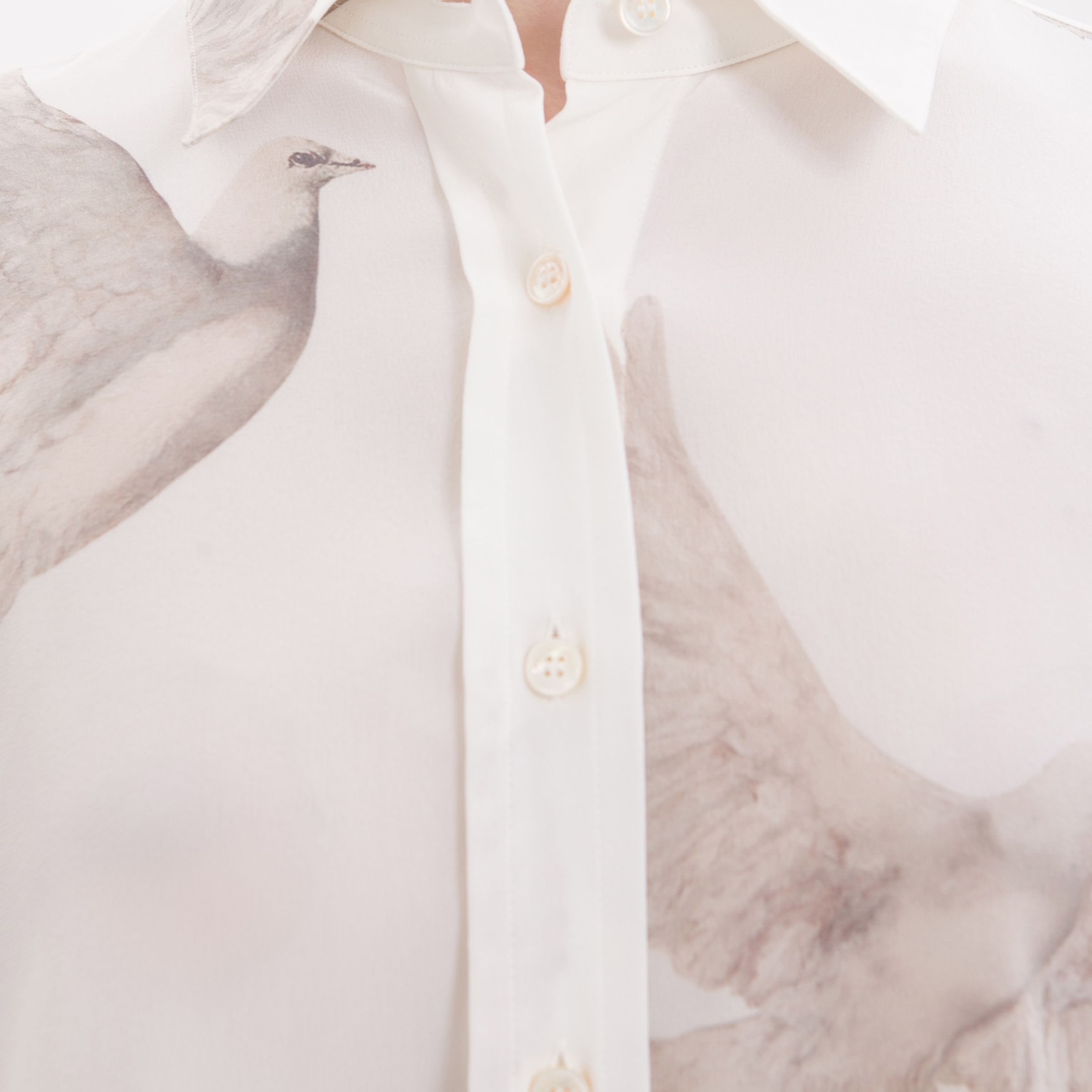 Блуза Stella McCartney молочная