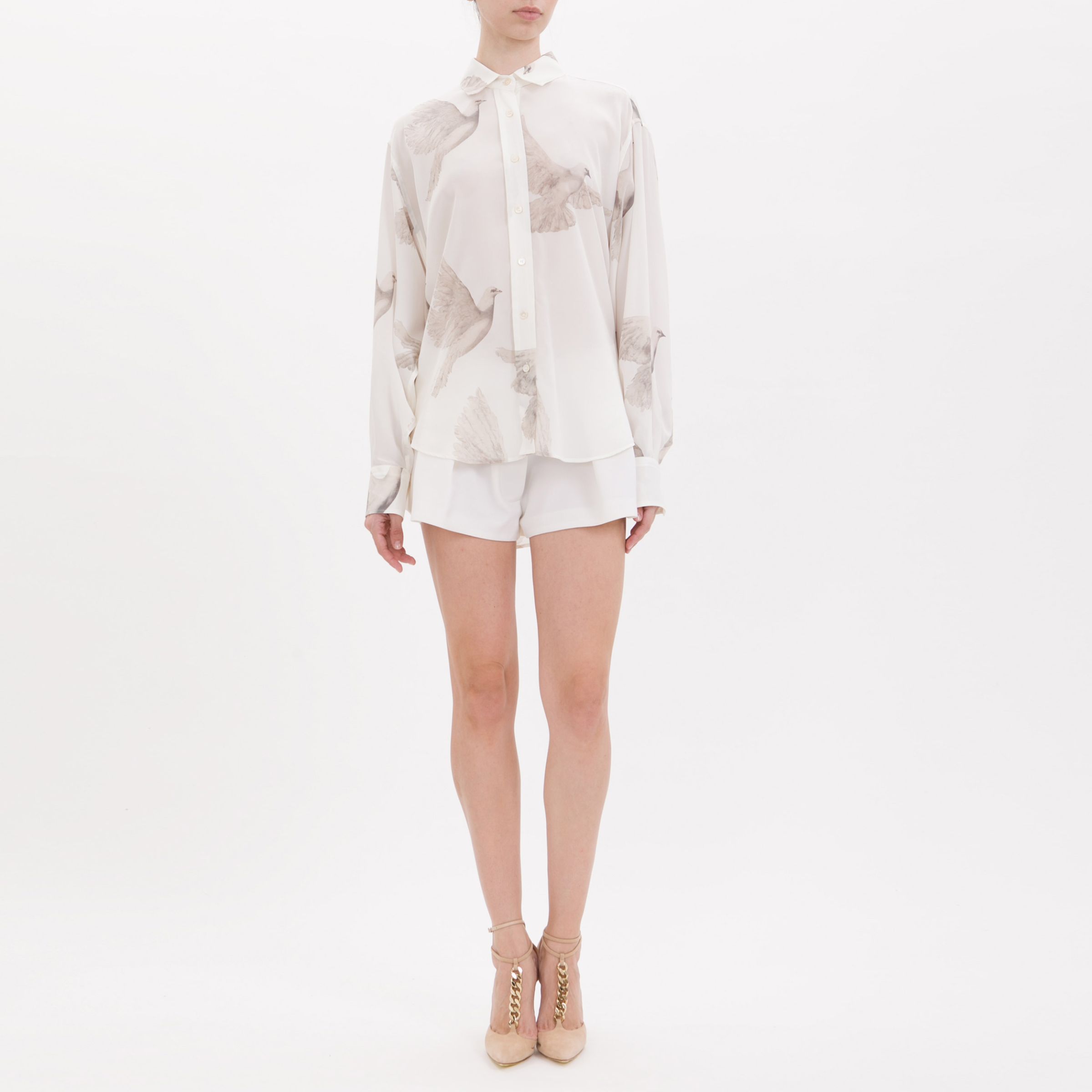 Шорты Stella McCartney бежевые