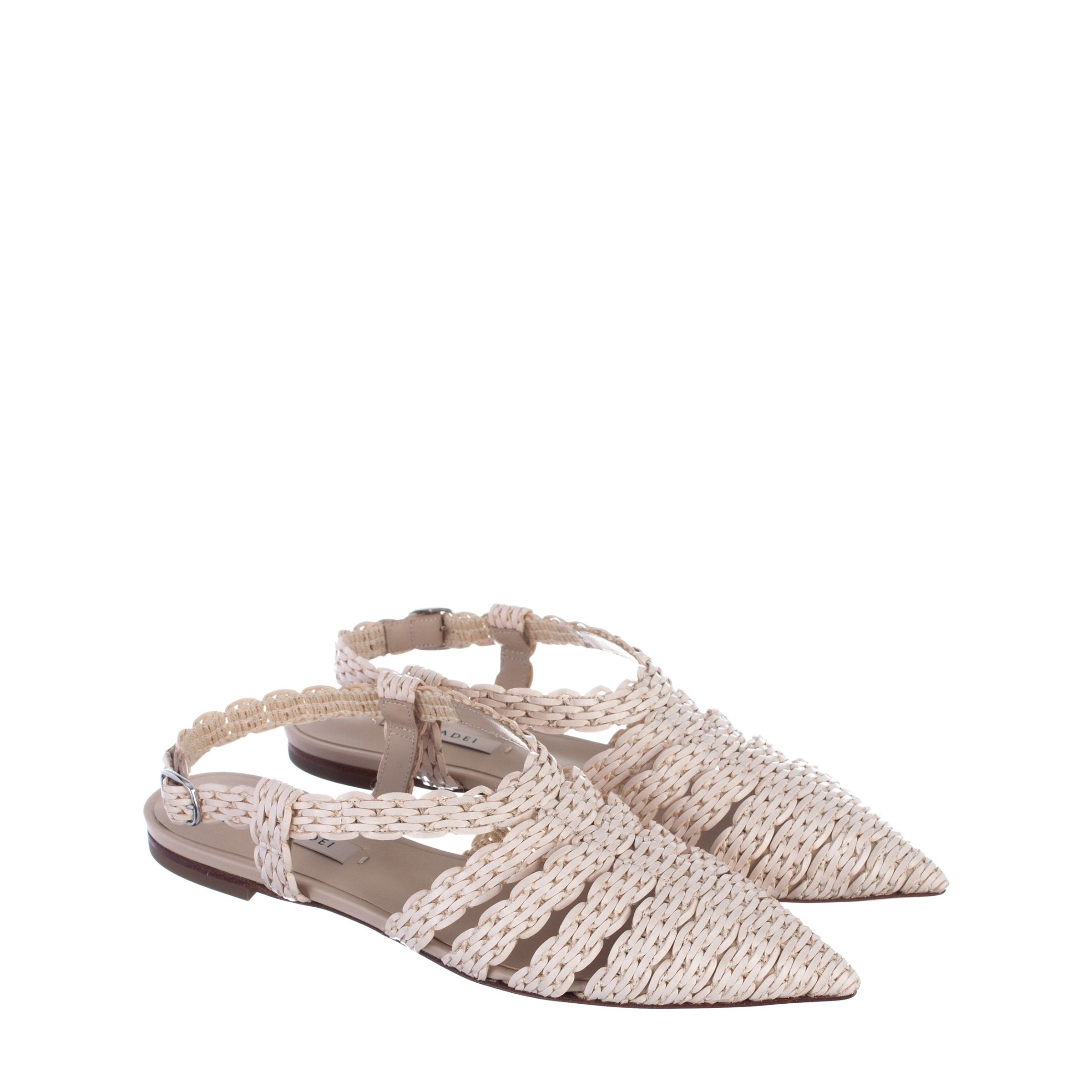 Балетки-слингбэки женские