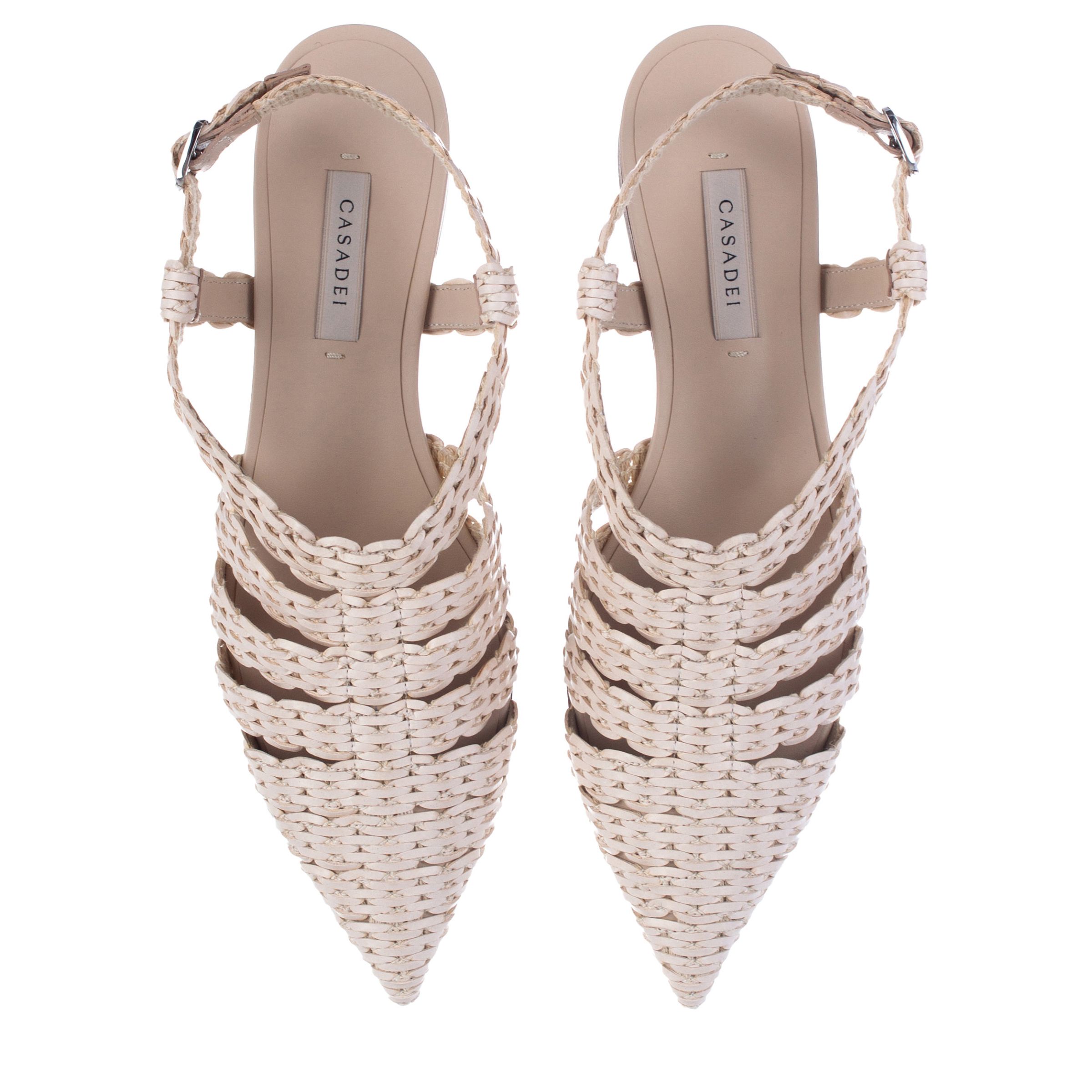 Балетки-слингбэки женские