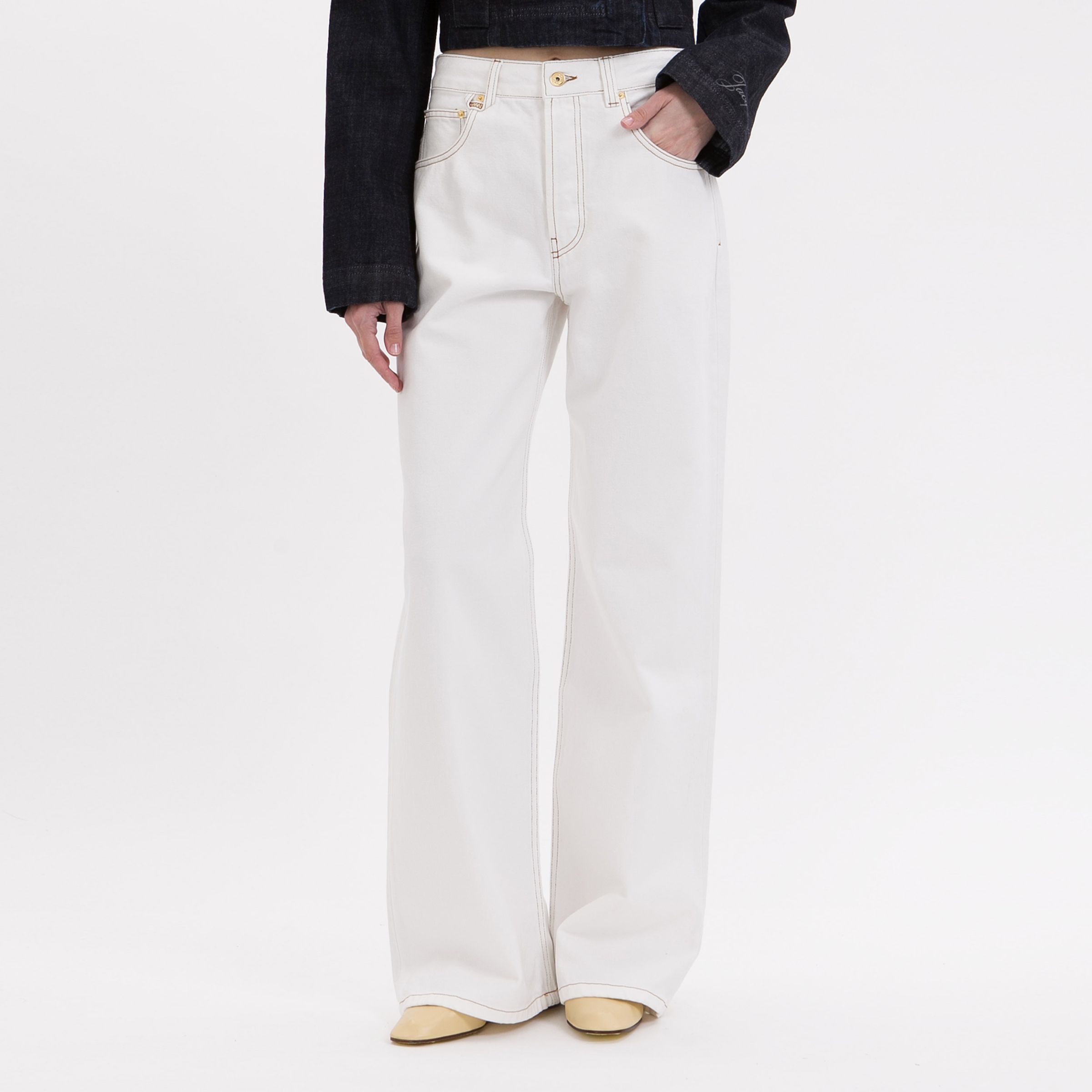 Джинси Jacquemus білі