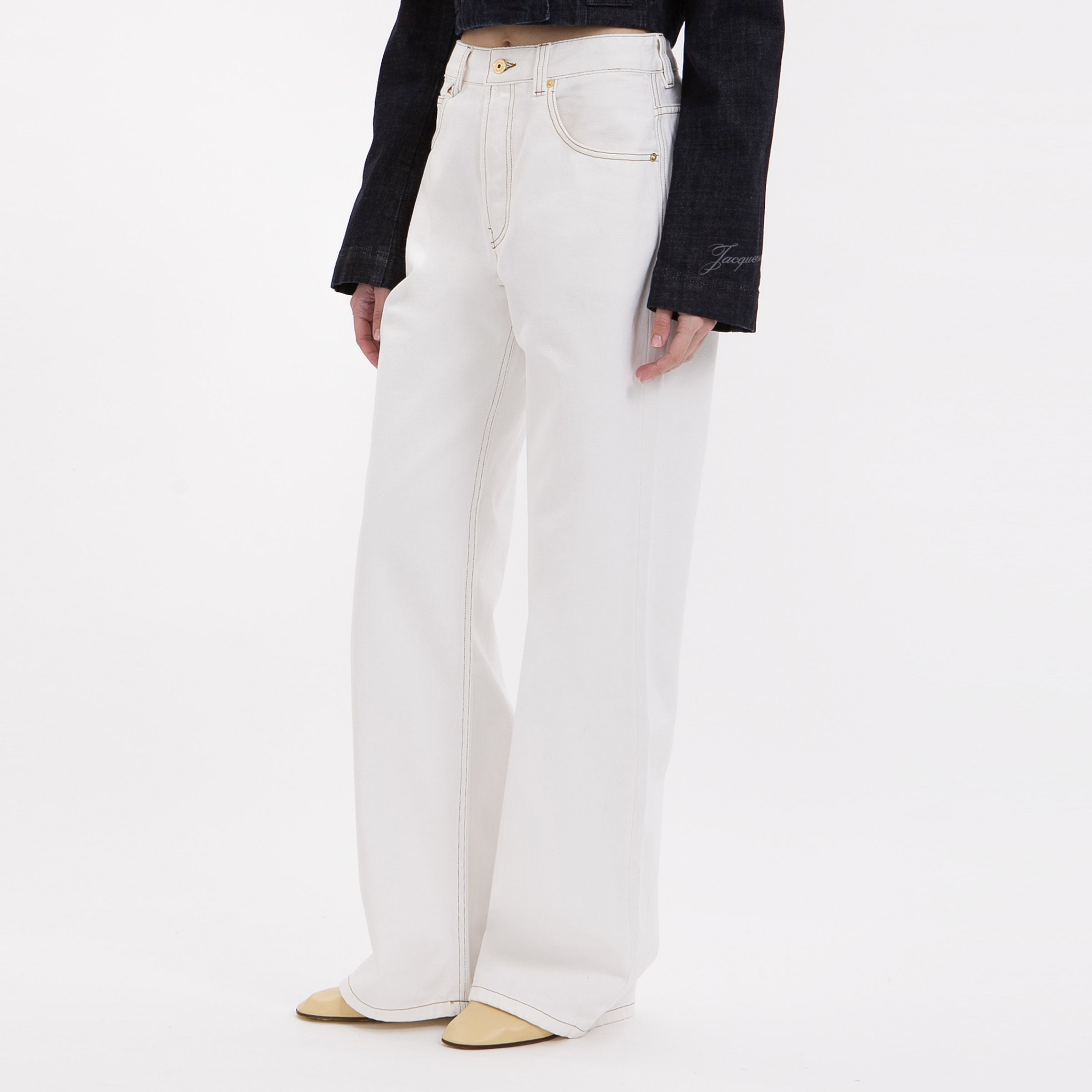 Джинси Jacquemus білі