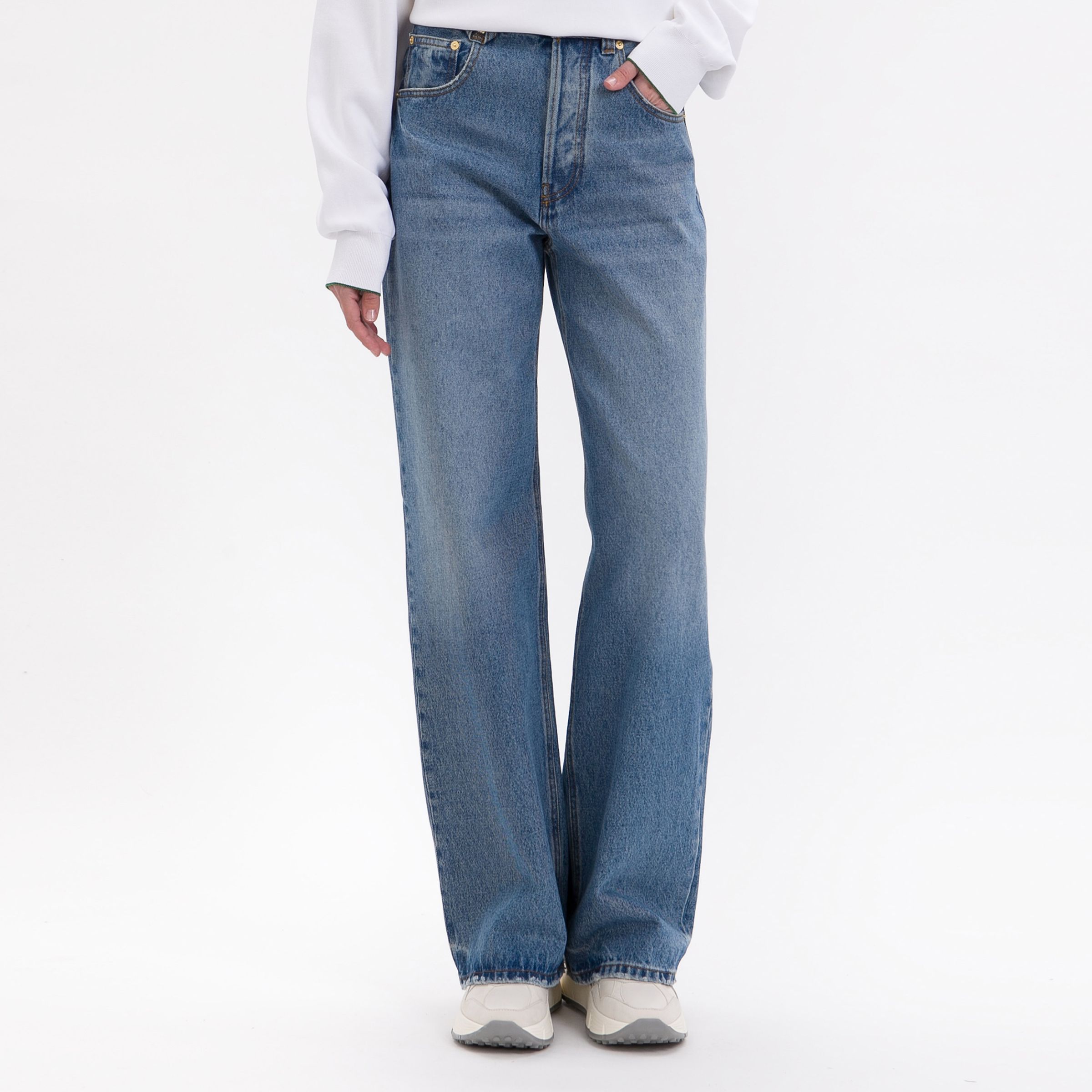 Джинсы Jacquemus голубые