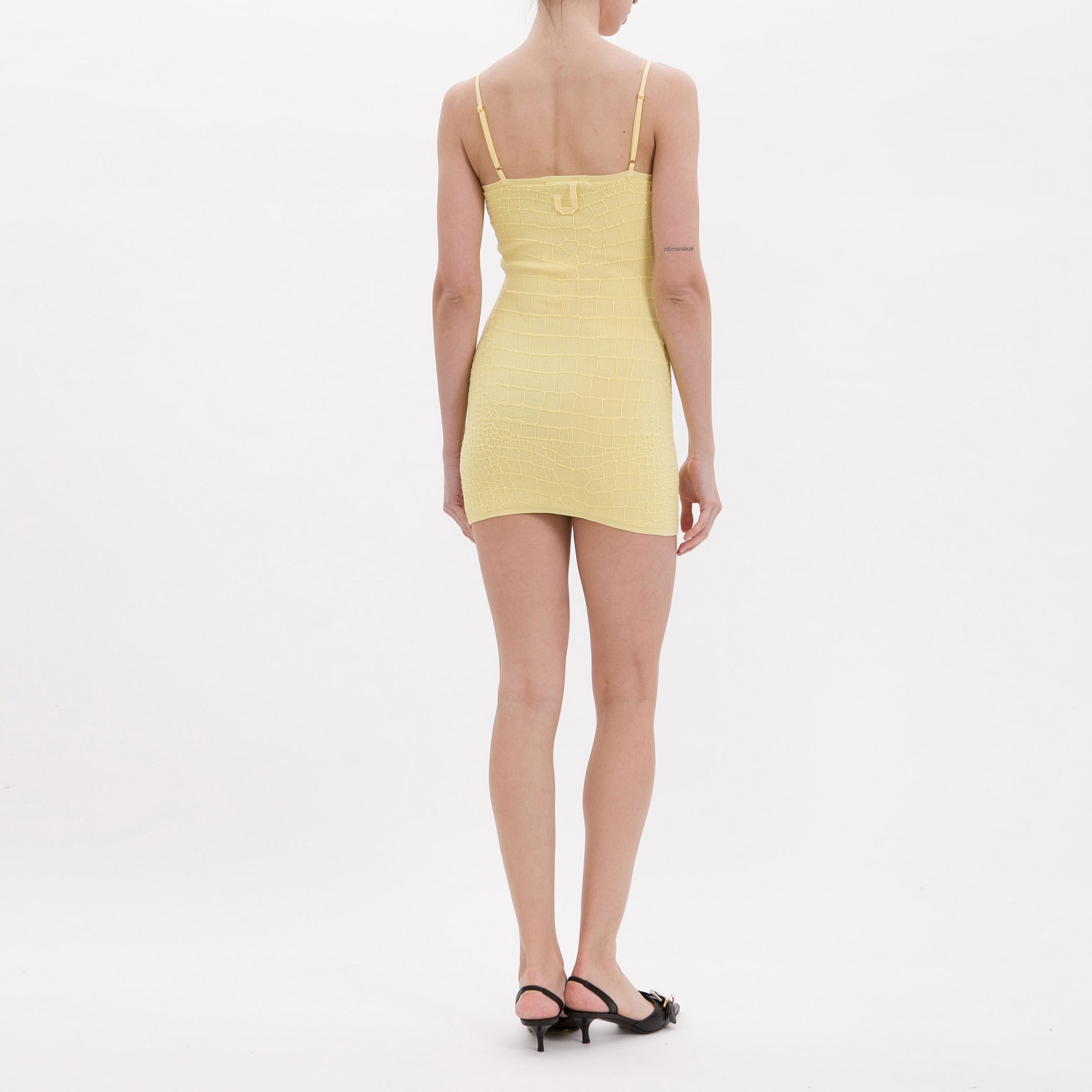 Платье Jacquemus Scala жёлтое