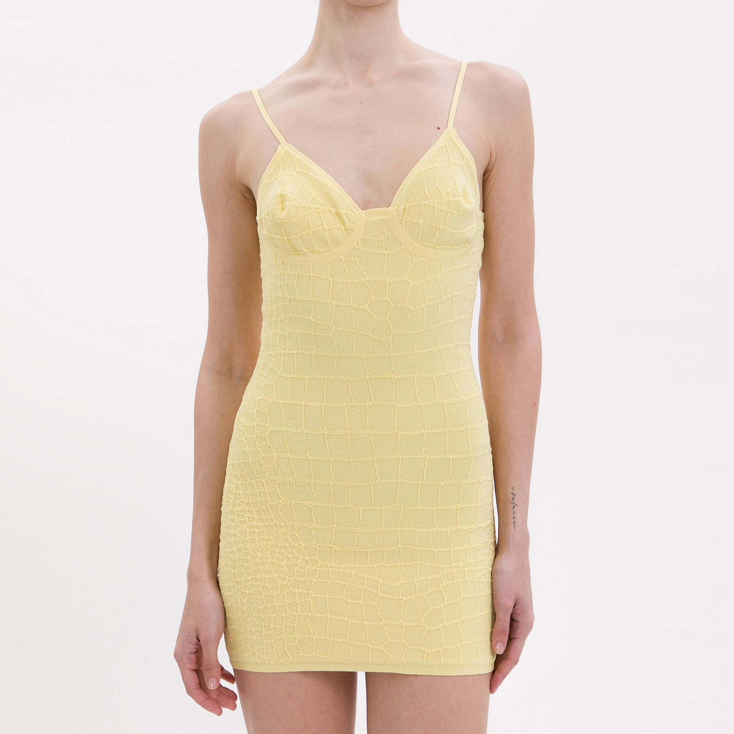 Платье Jacquemus Scala жёлтое