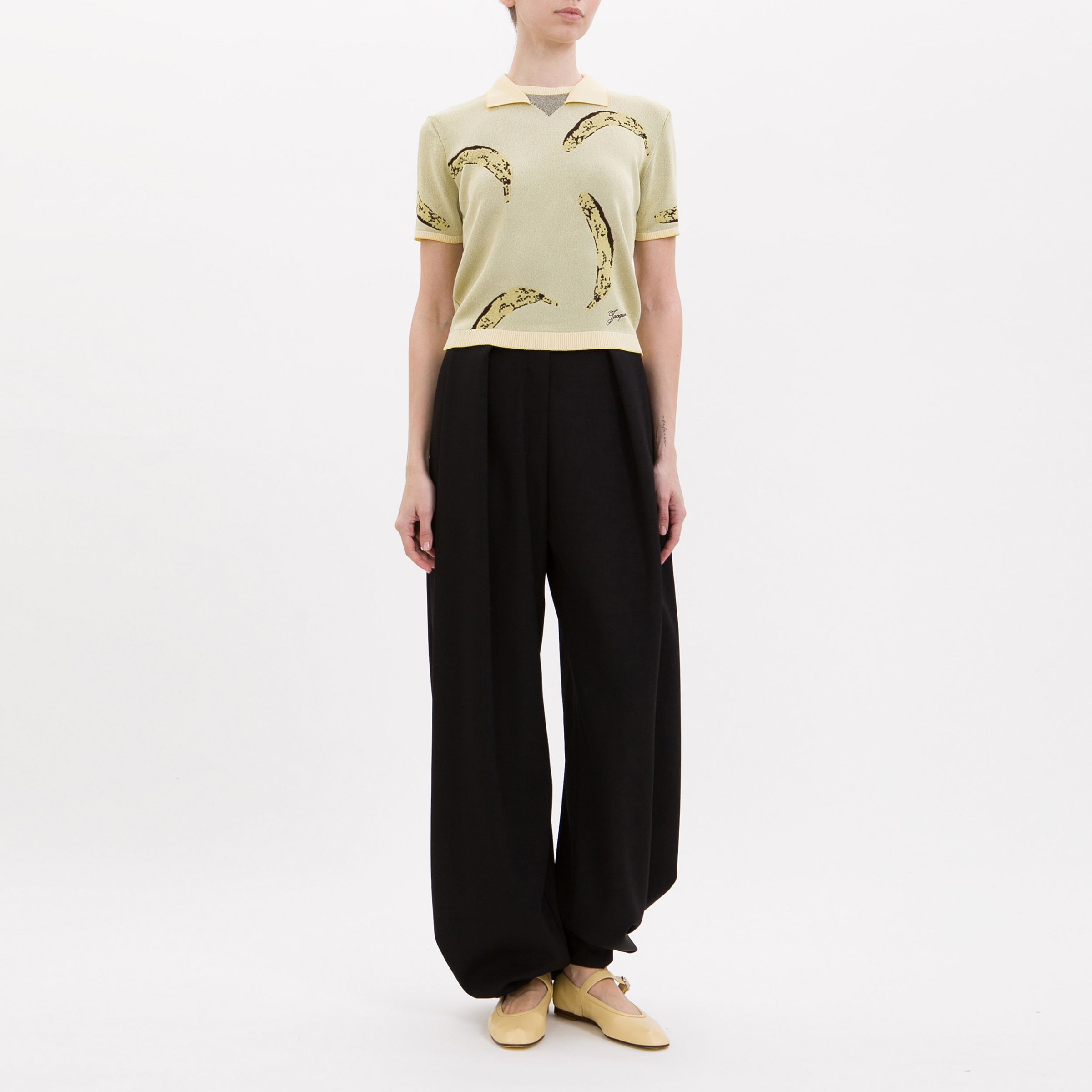 Поло Jacquemus Marino жёлтое