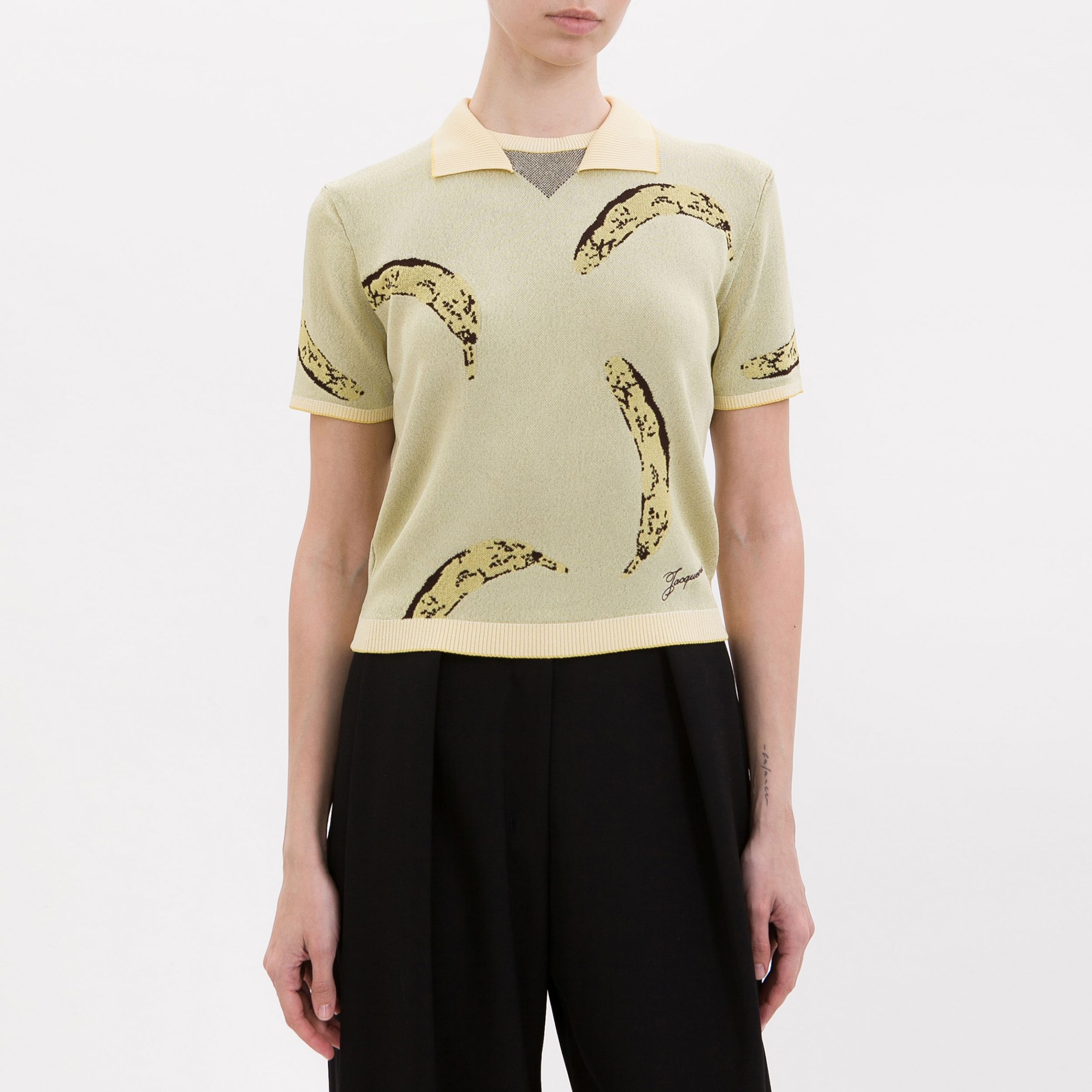 Поло Jacquemus Marino жёлтое