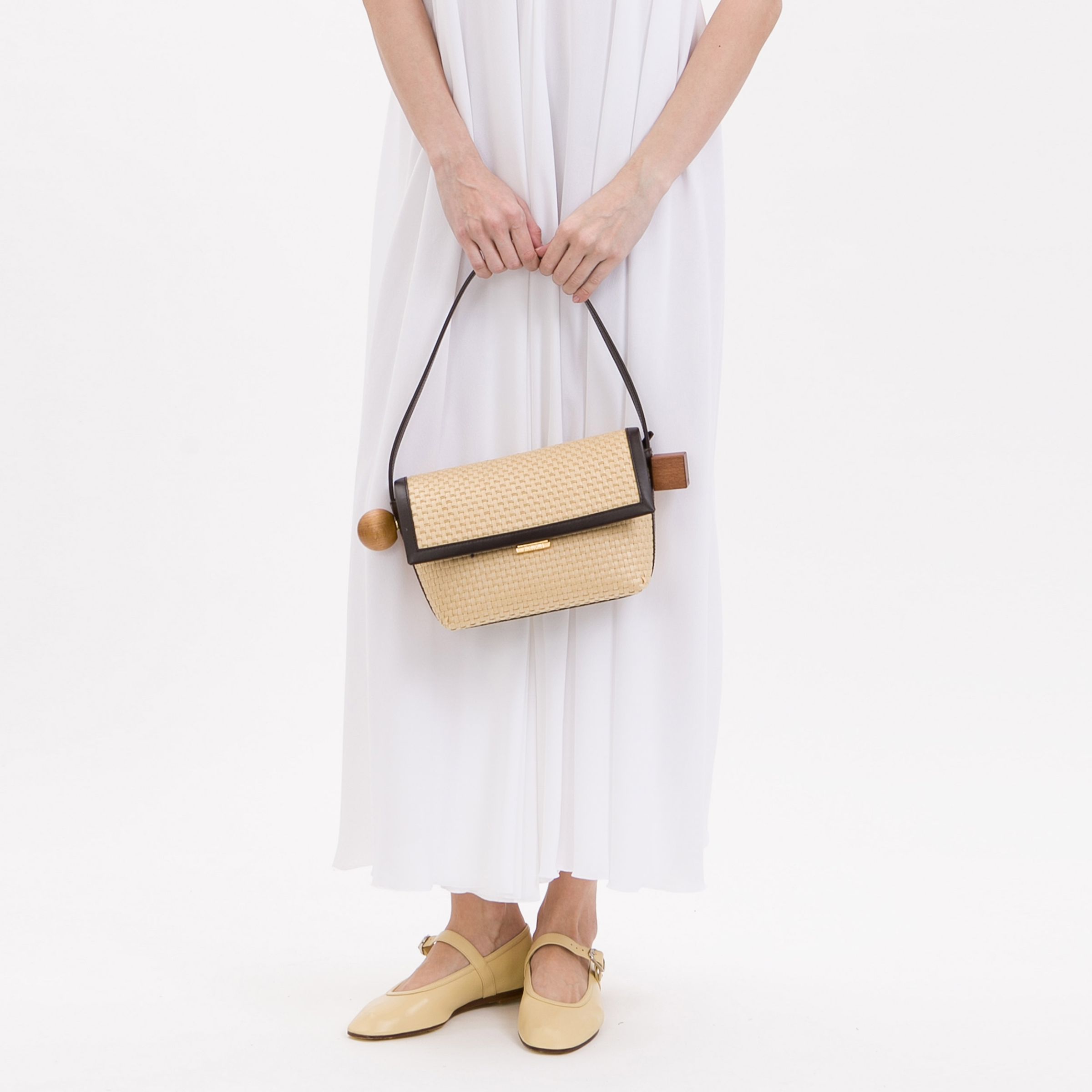 Сумка Jacquemus бежевая
