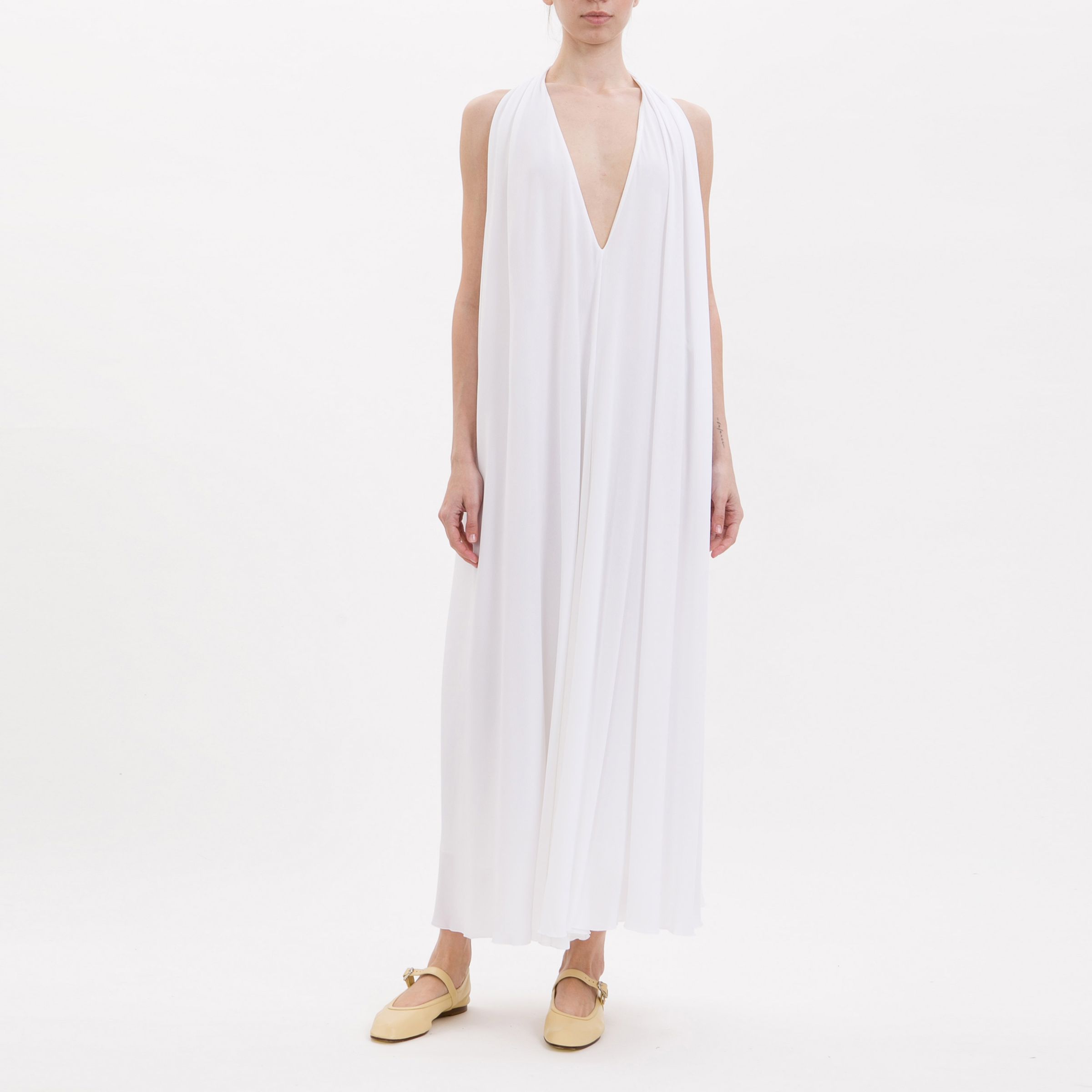 Платье Jacquemus белое