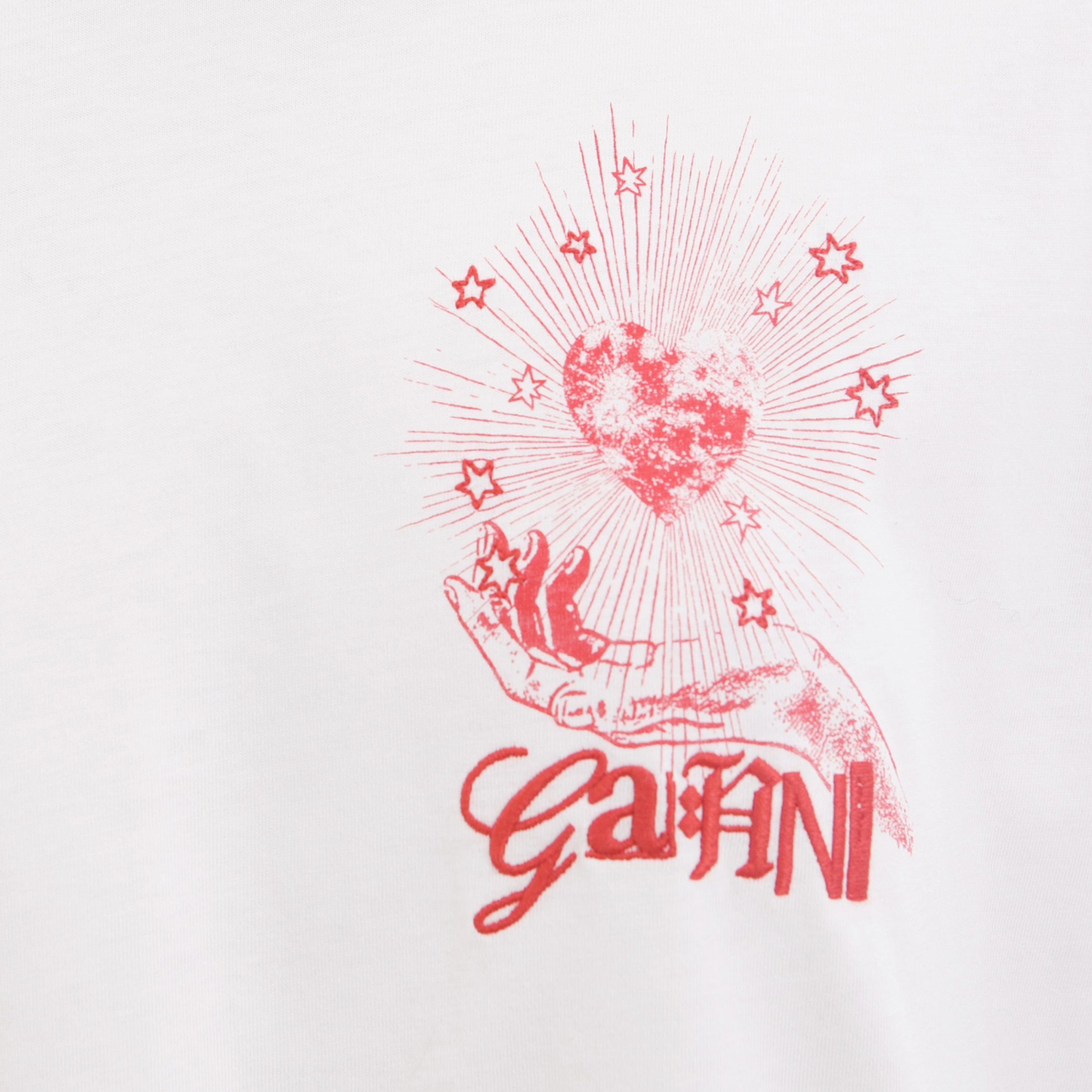 Футболка Ganni белая