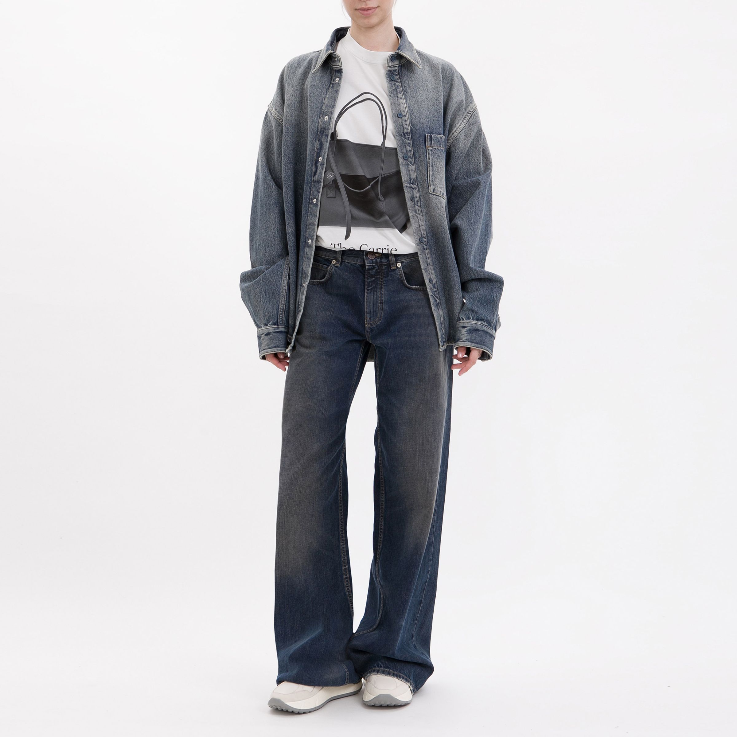 Рубашка Balenciaga джинсовая