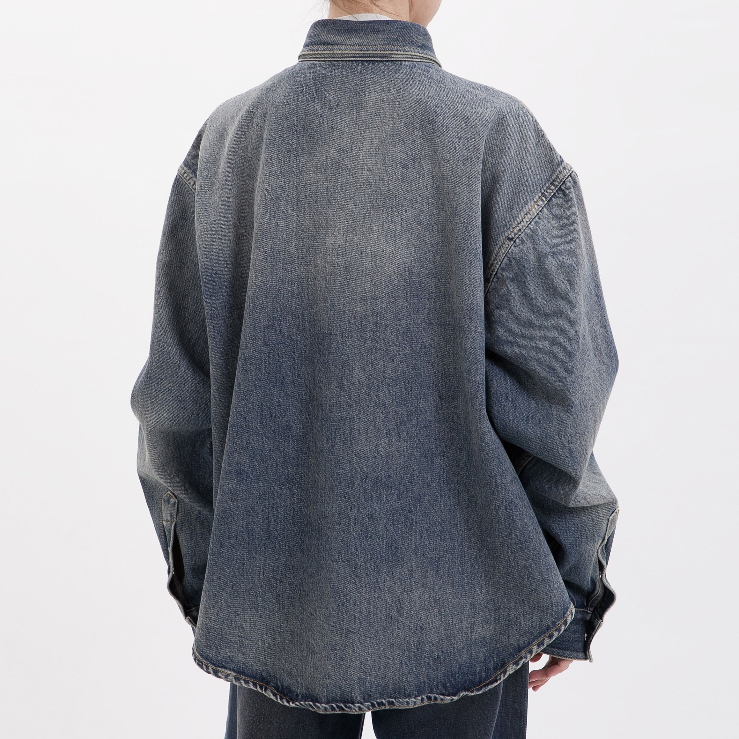 Рубашка Balenciaga джинсовая
