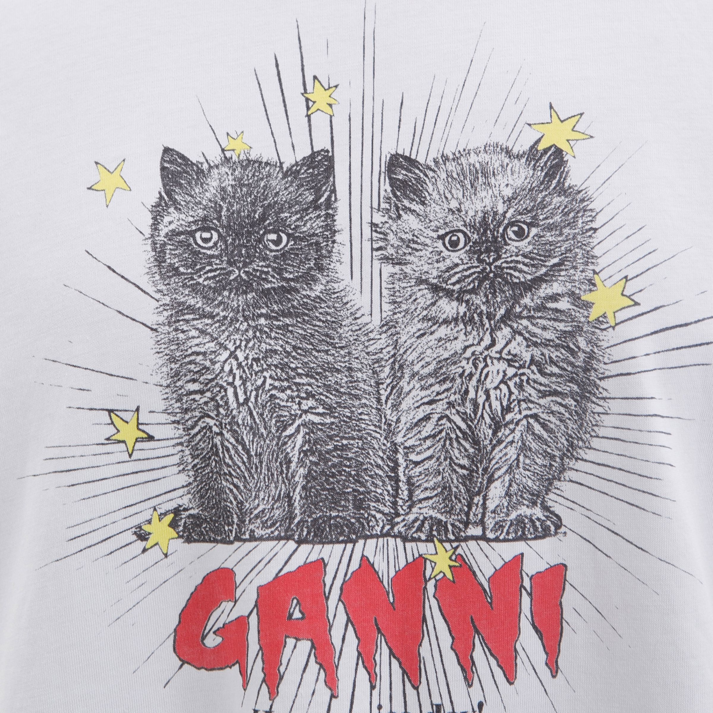 Футболка Ganni голубая
